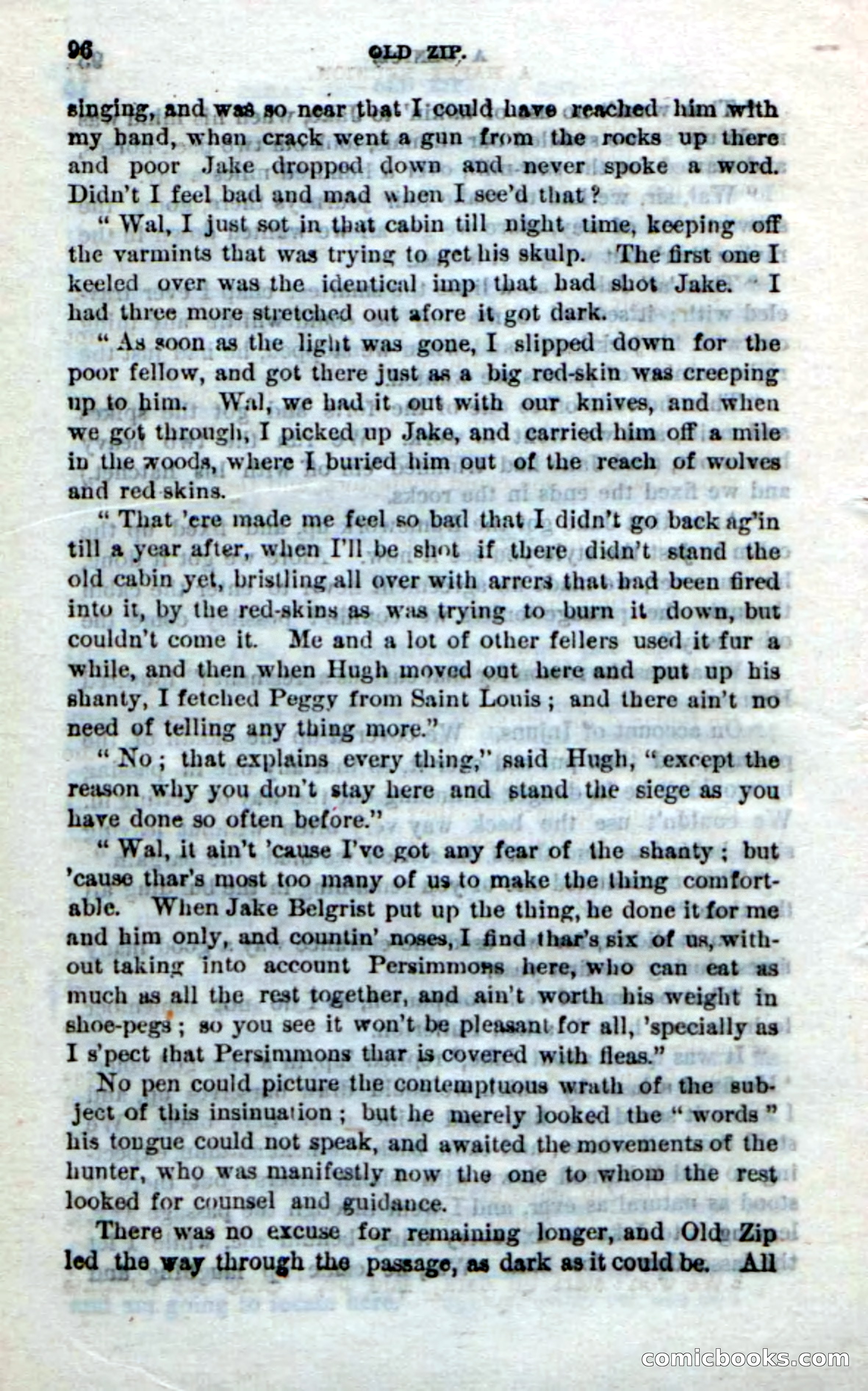 Beadle's Dime Novels No. 239: Old Zip — page 92 of 100