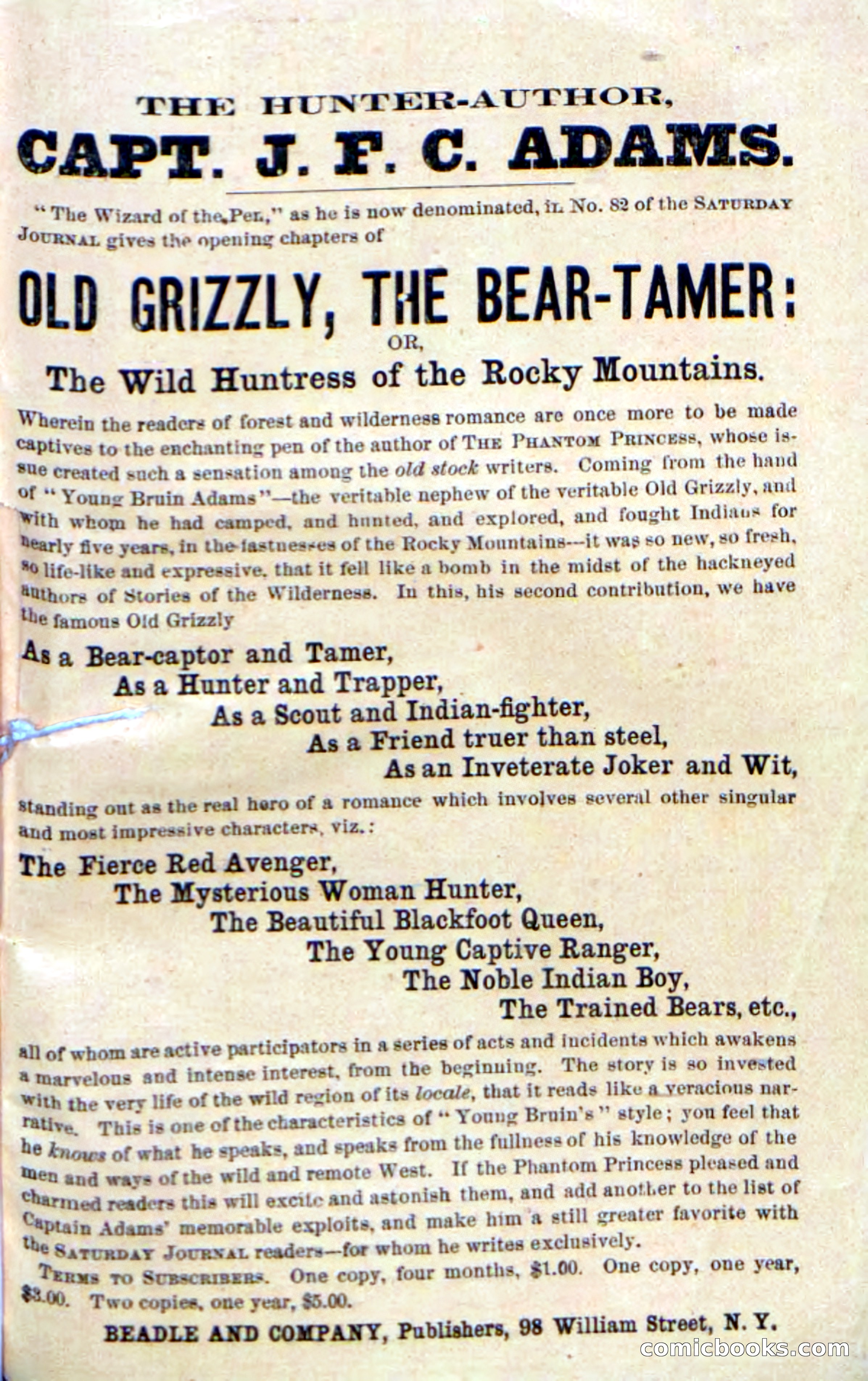 Beadle's Dime Novels No. 239: Old Zip — page 99 of 100