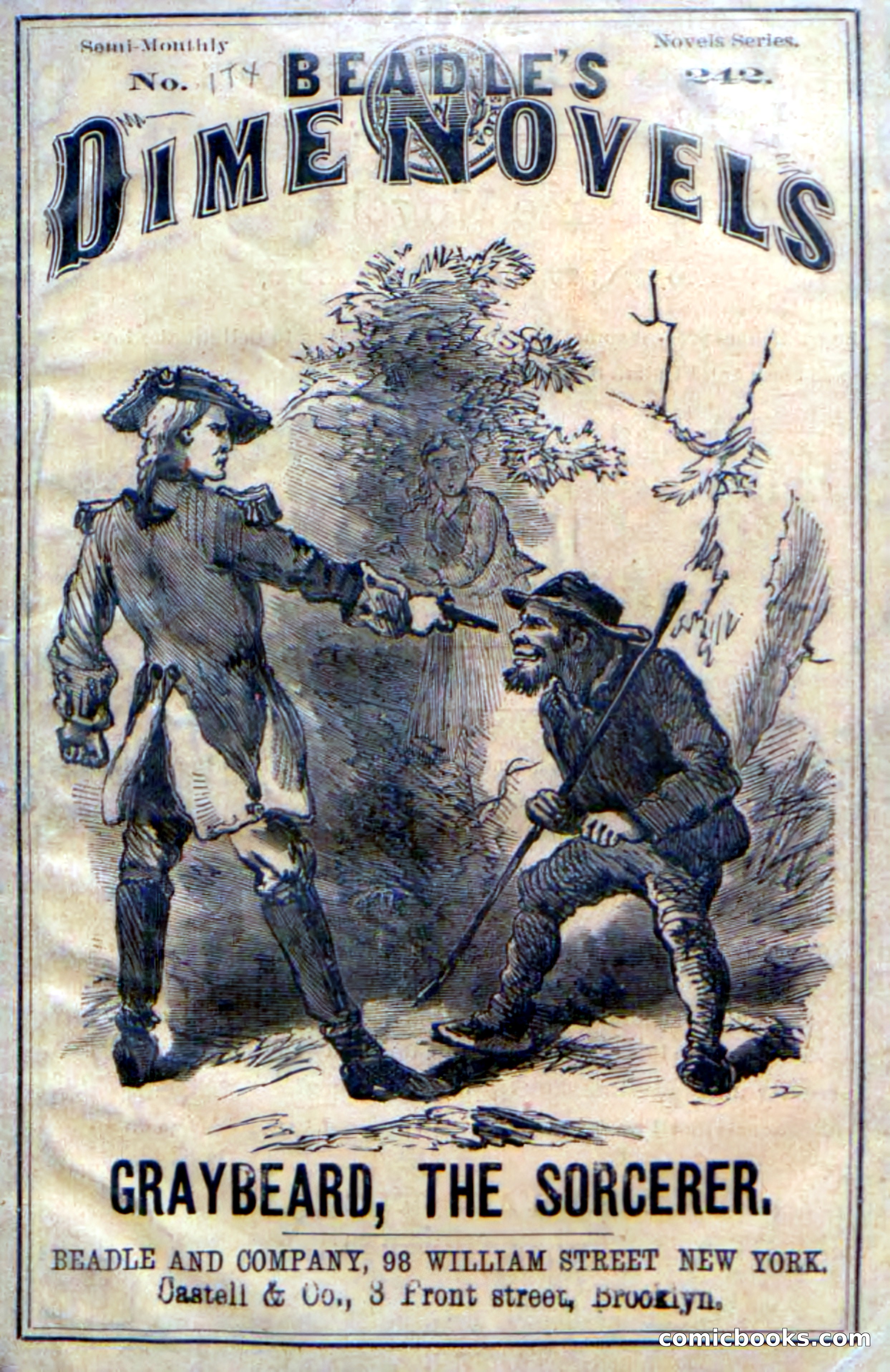 Beadle's Dime Novels No. 242 — page 1 of 100