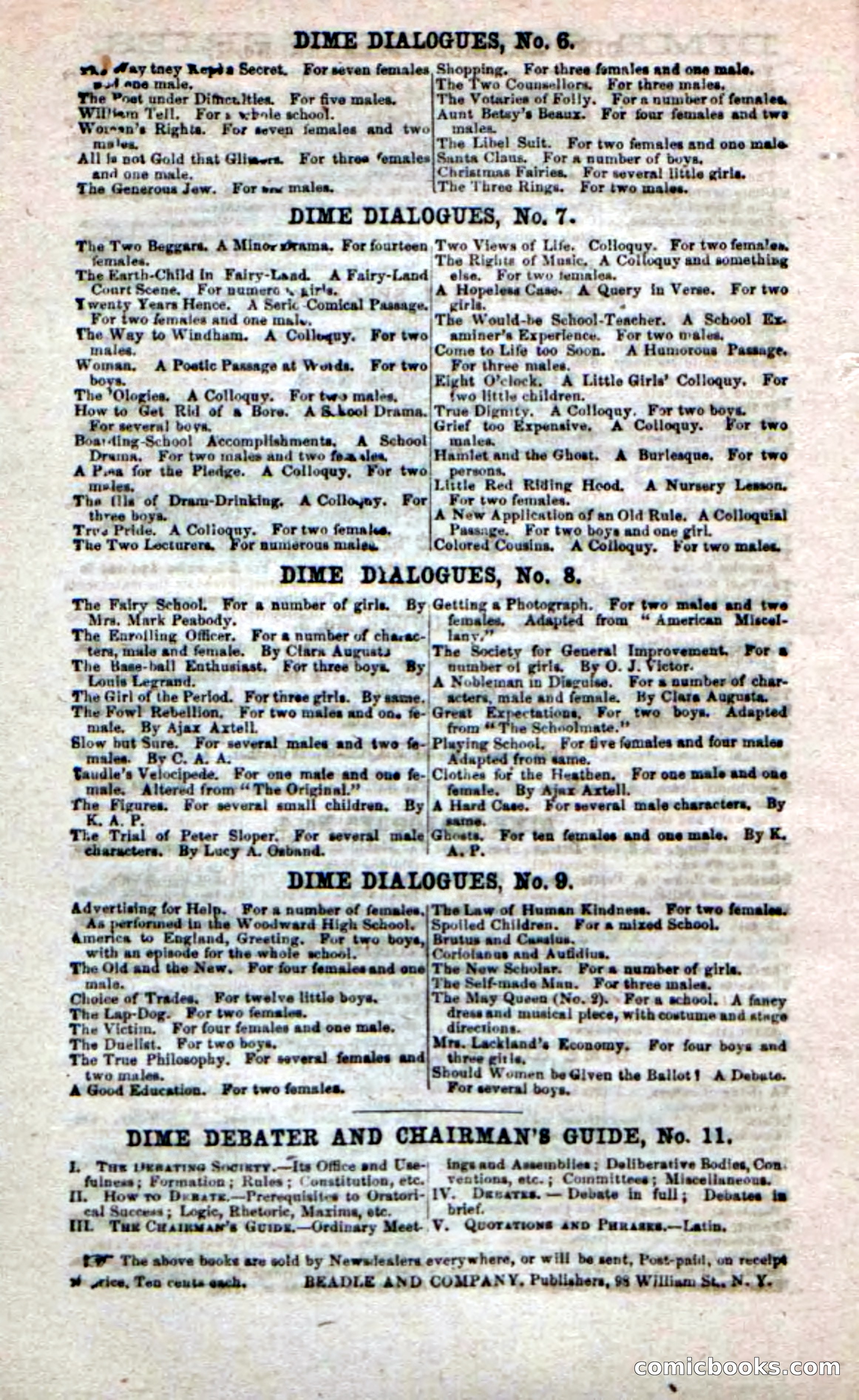 Beadle's Dime Novels No. 242 — page 96 of 100