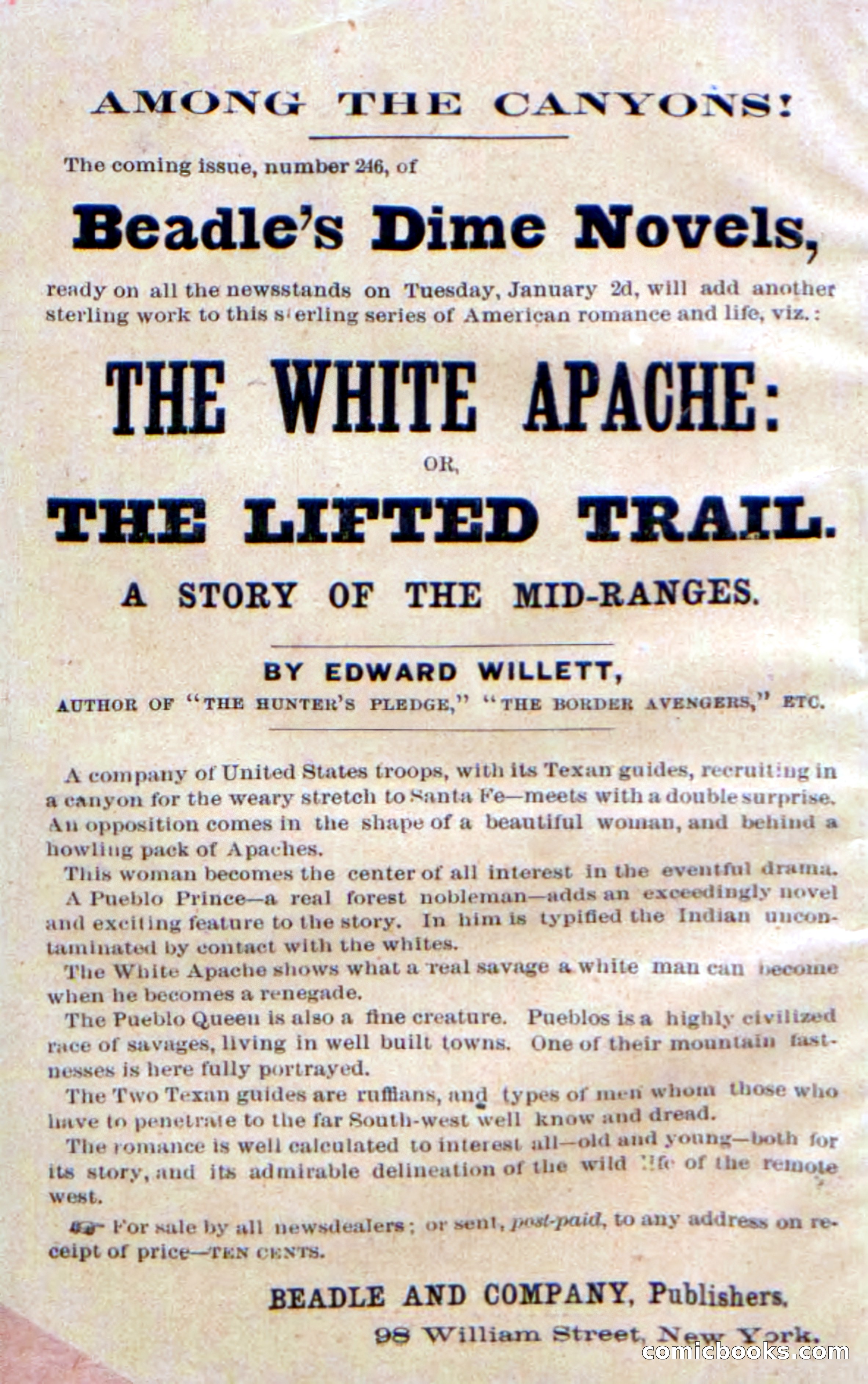 Beadle's Dime Novels No. 245: The Red Prince — page 2 of 100