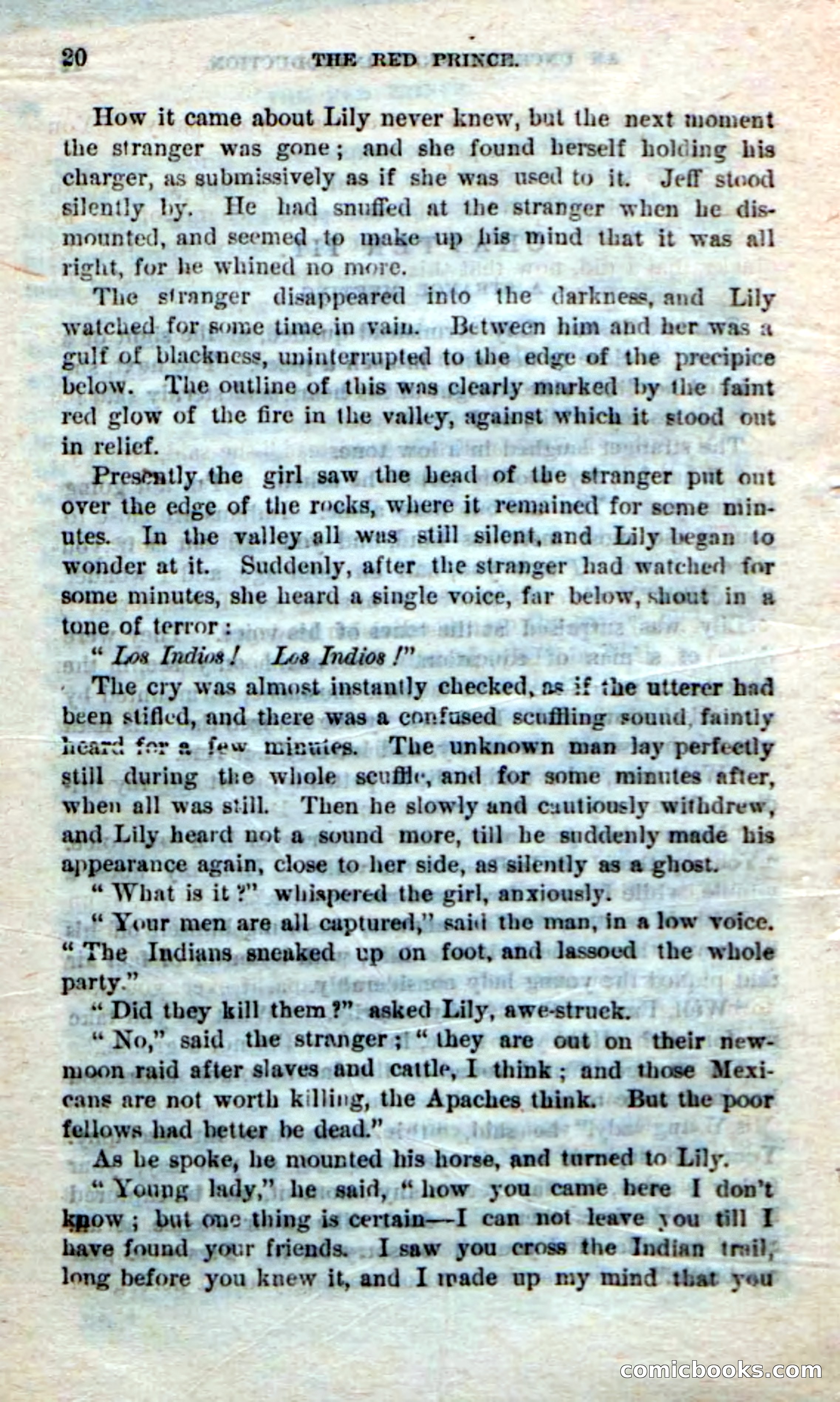 Beadle's Dime Novels No. 245: The Red Prince — page 18 of 100