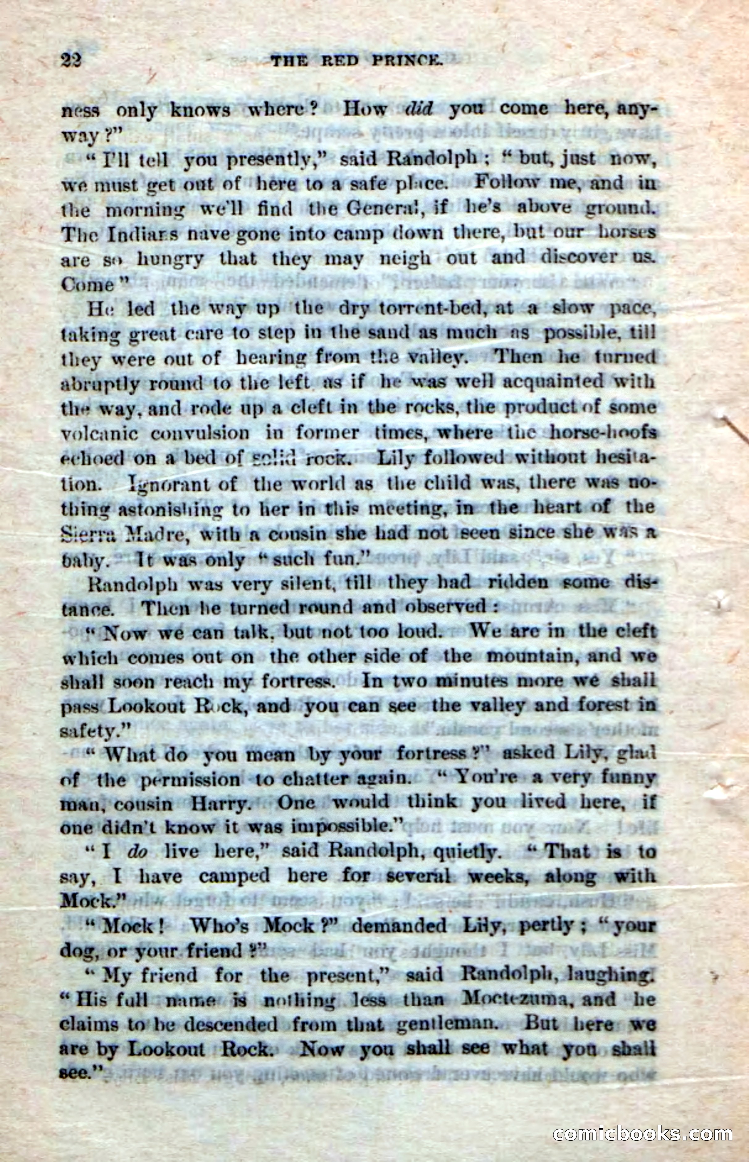 Beadle's Dime Novels No. 245: The Red Prince — page 20 of 100