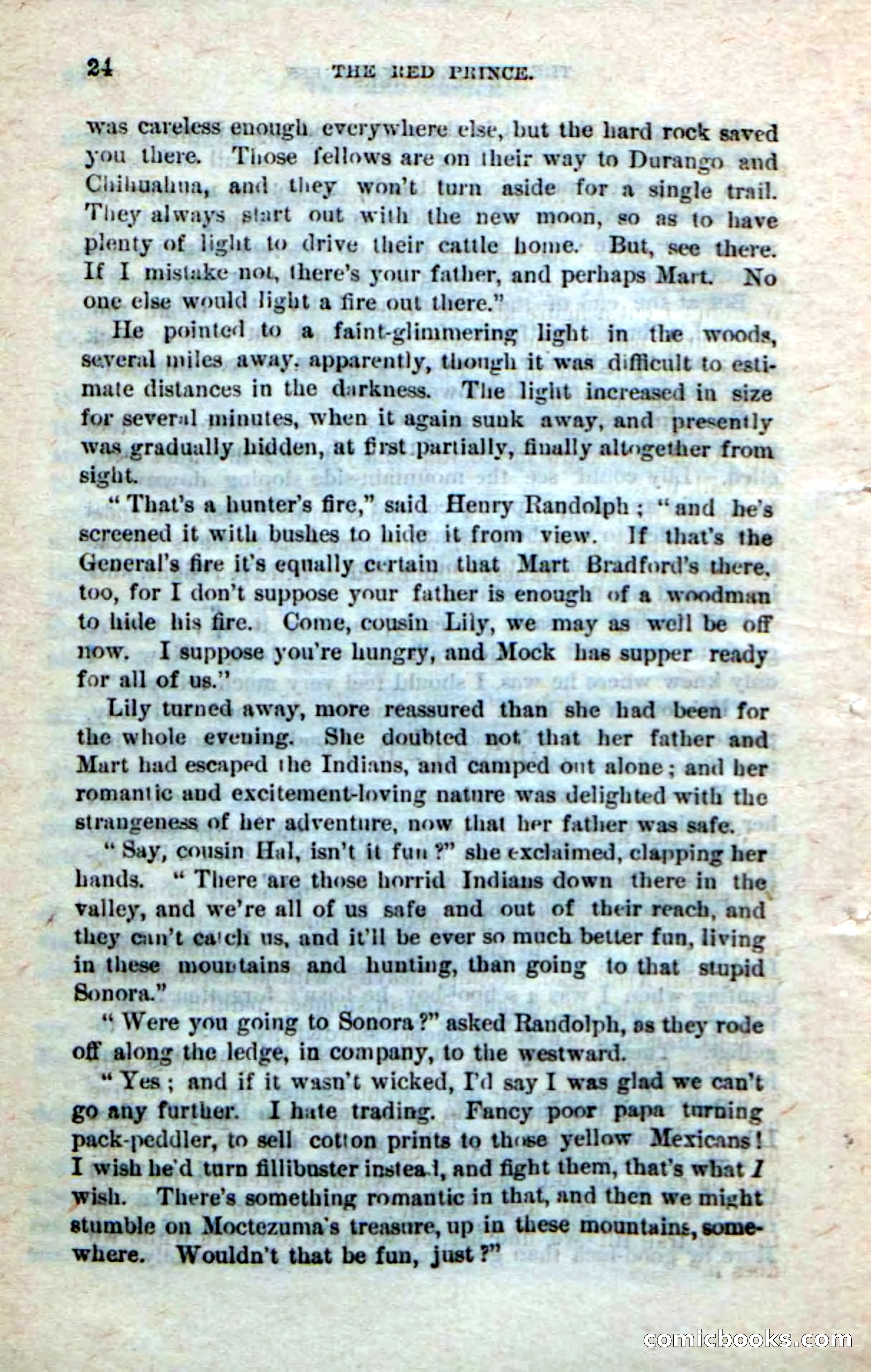 Beadle's Dime Novels No. 245: The Red Prince — page 22 of 100