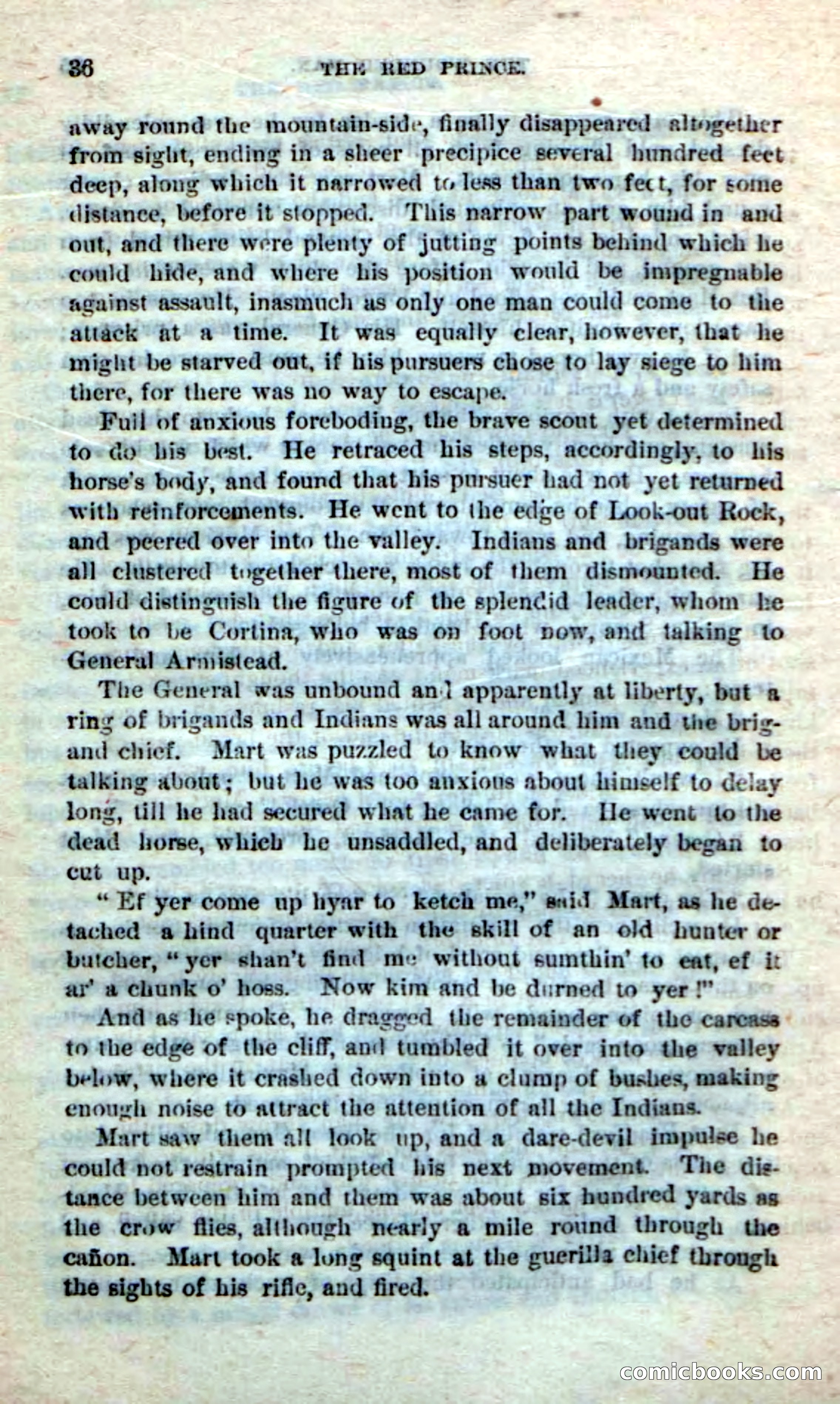 Beadle's Dime Novels No. 245: The Red Prince — page 34 of 100