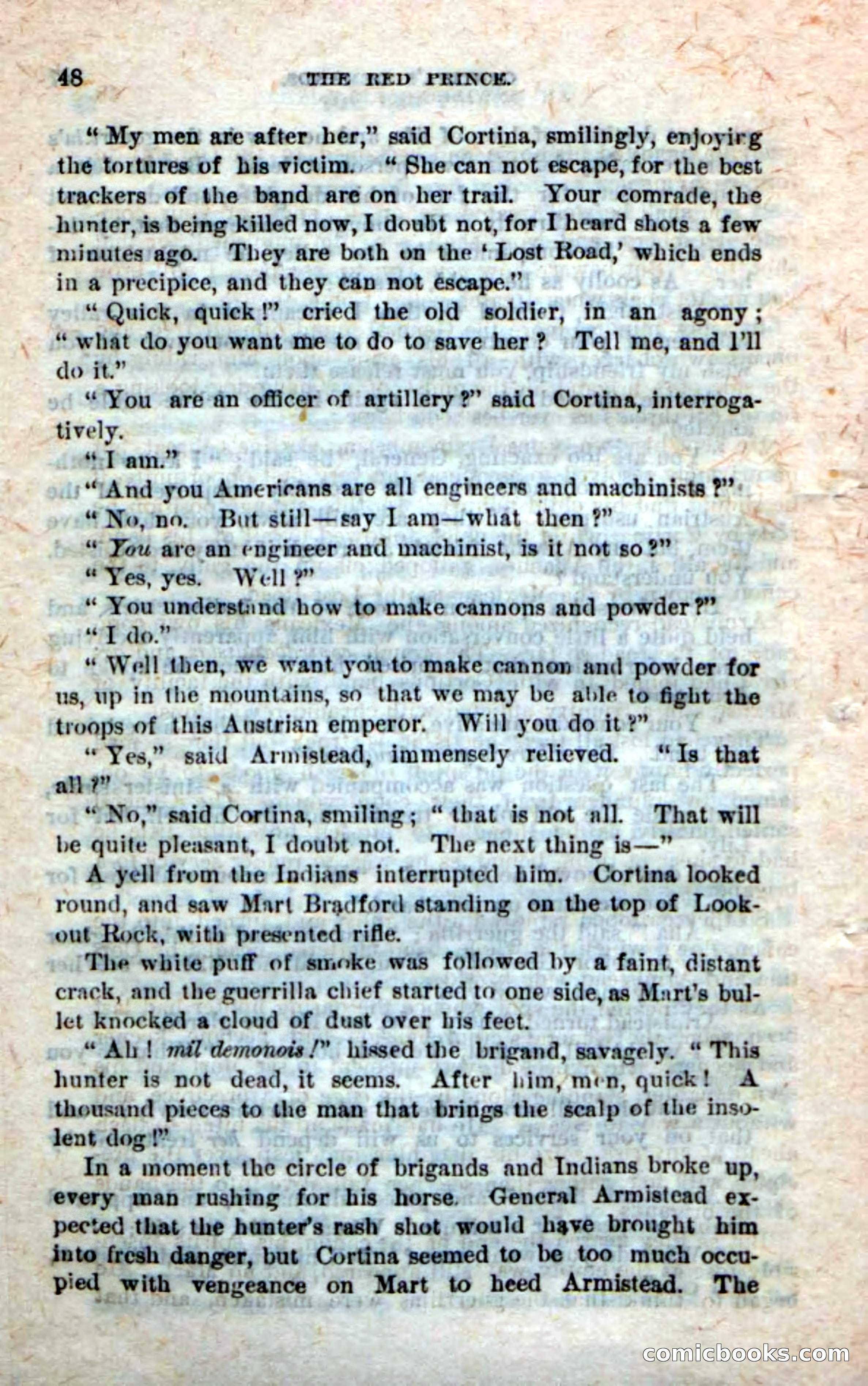 Beadle's Dime Novels No. 245: The Red Prince — page 46 of 100