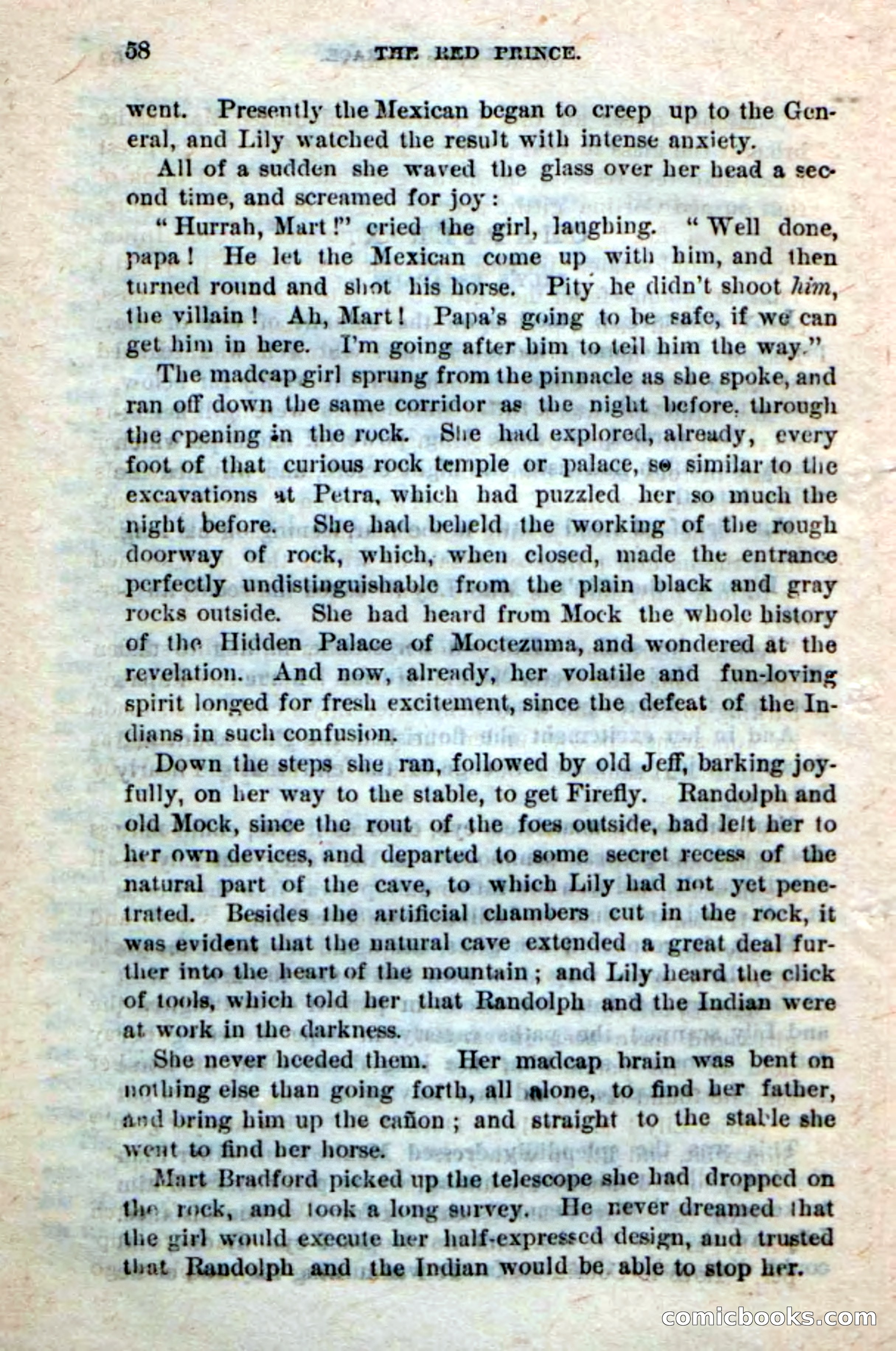 Beadle's Dime Novels No. 245: The Red Prince — page 56 of 100