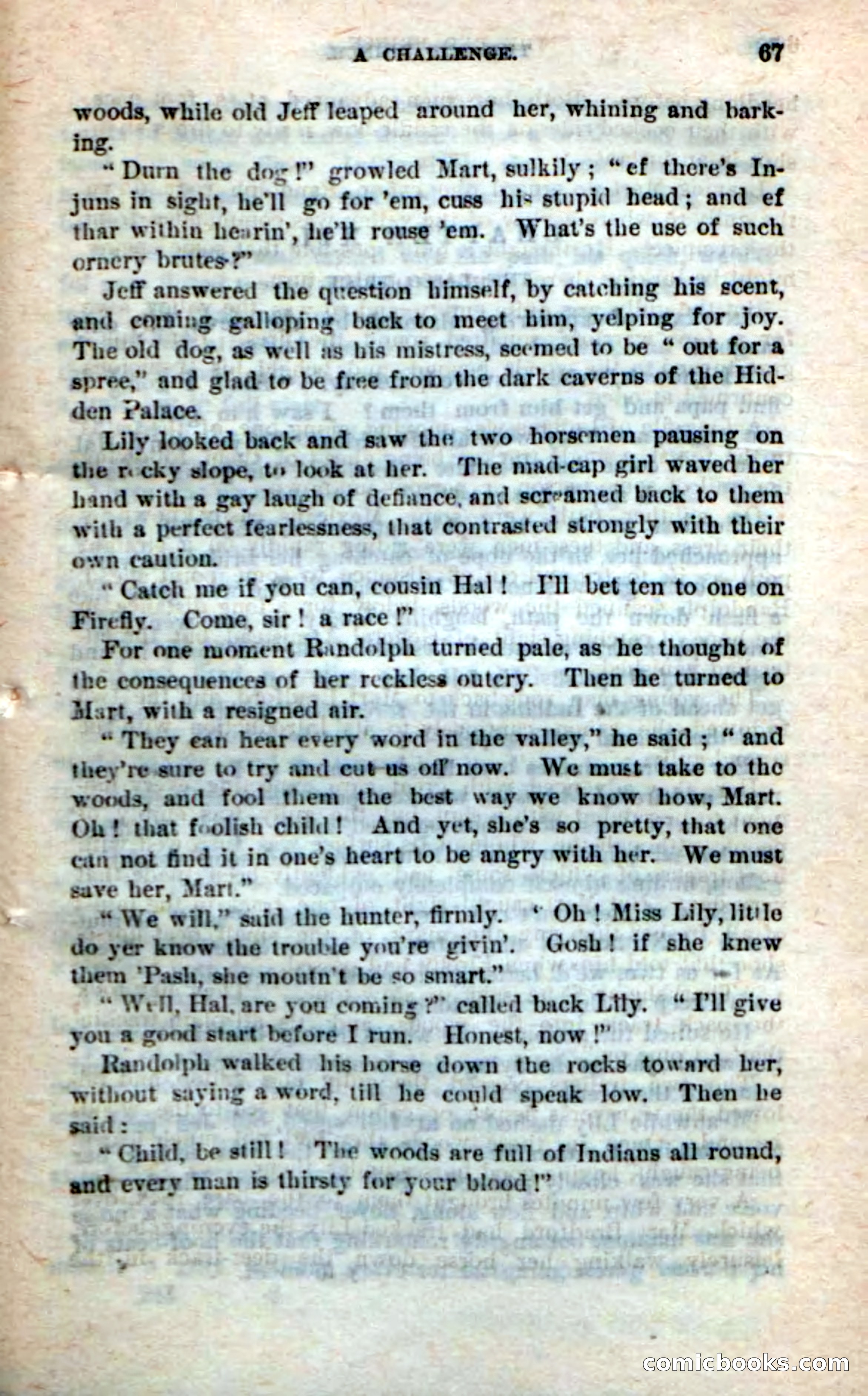 Beadle's Dime Novels No. 245: The Red Prince — page 65 of 100