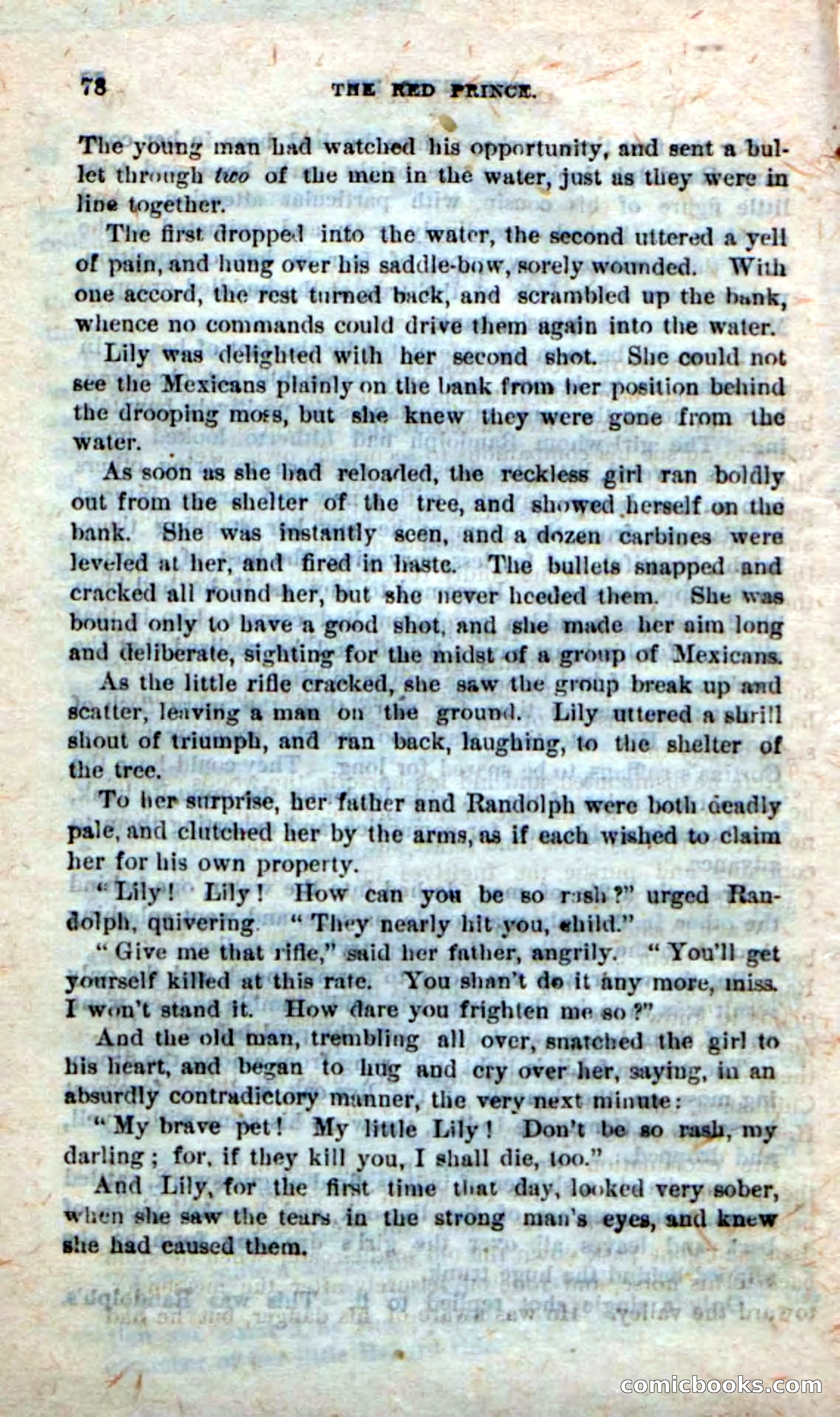 Beadle's Dime Novels No. 245: The Red Prince — page 76 of 100