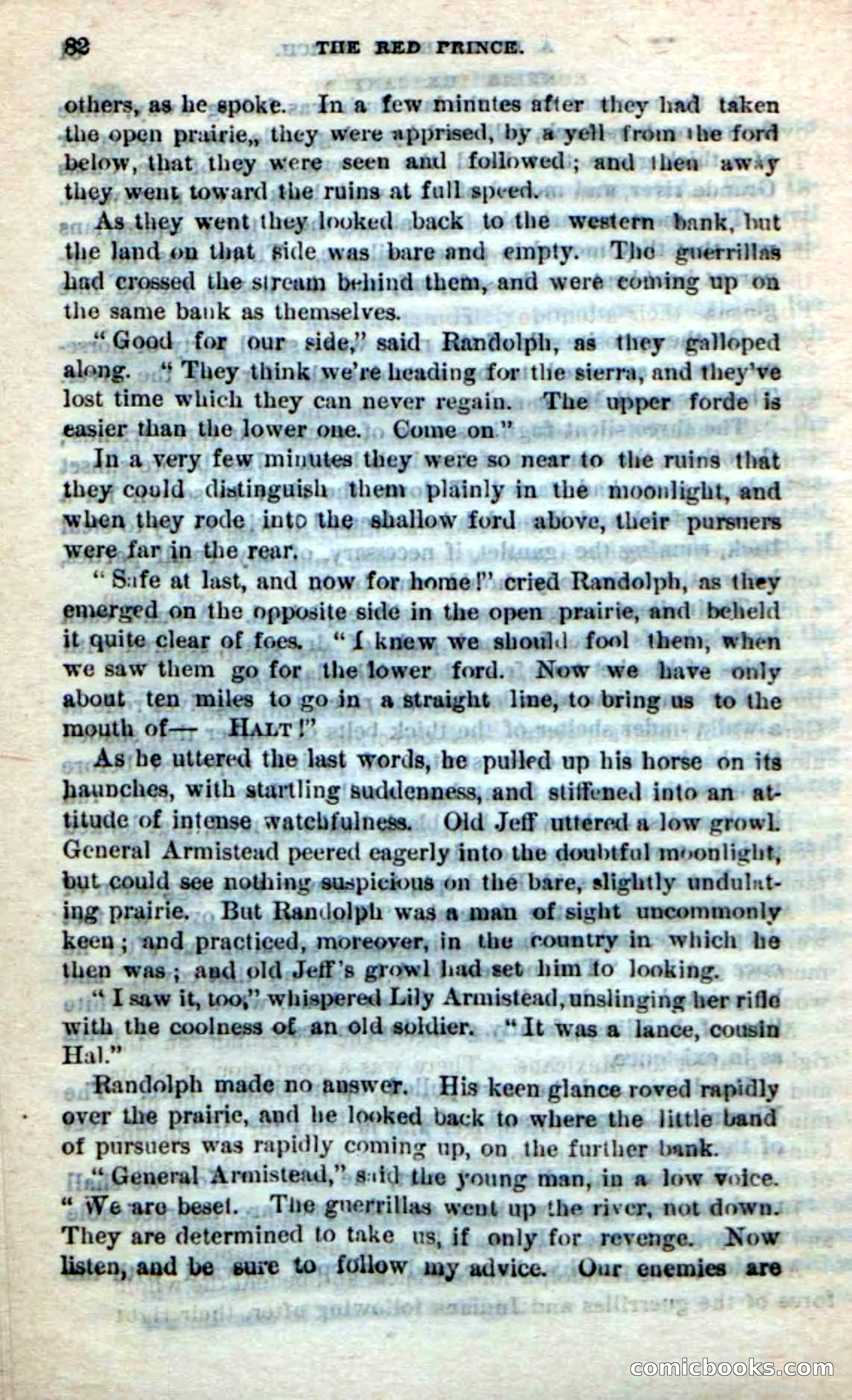 Beadle's Dime Novels No. 245: The Red Prince — page 80 of 100