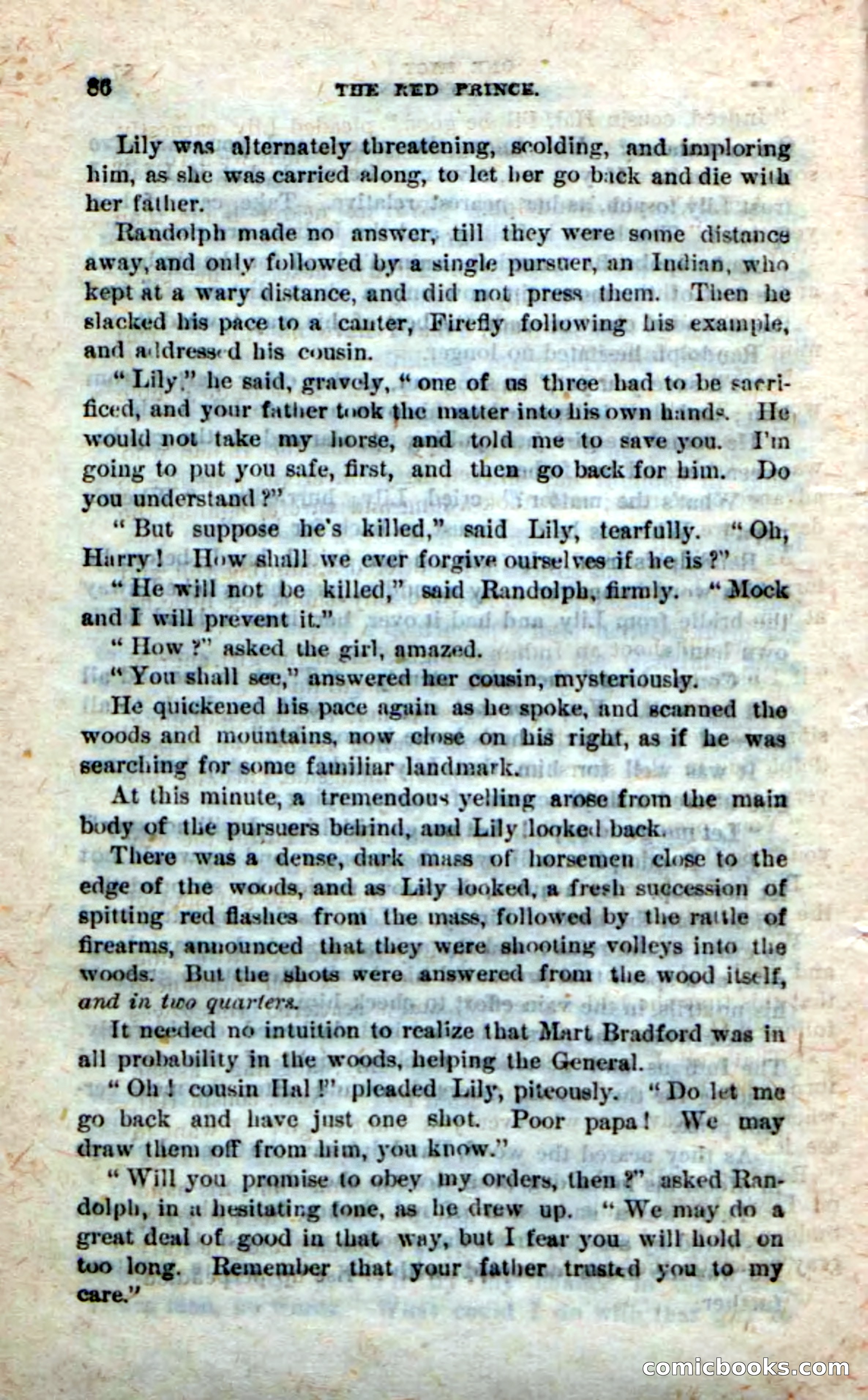 Beadle's Dime Novels No. 245: The Red Prince — page 84 of 100