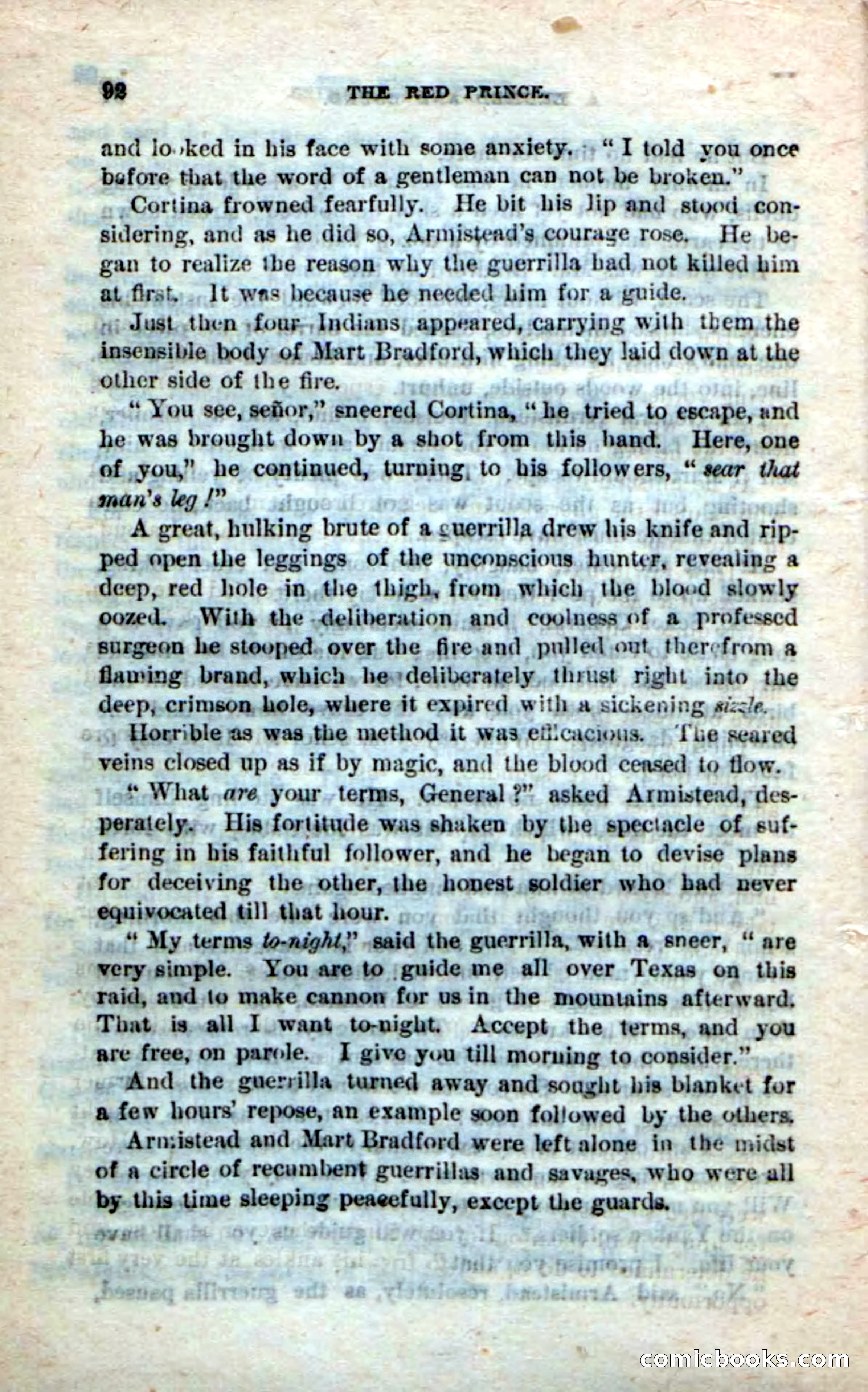 Beadle's Dime Novels No. 245: The Red Prince — page 90 of 100