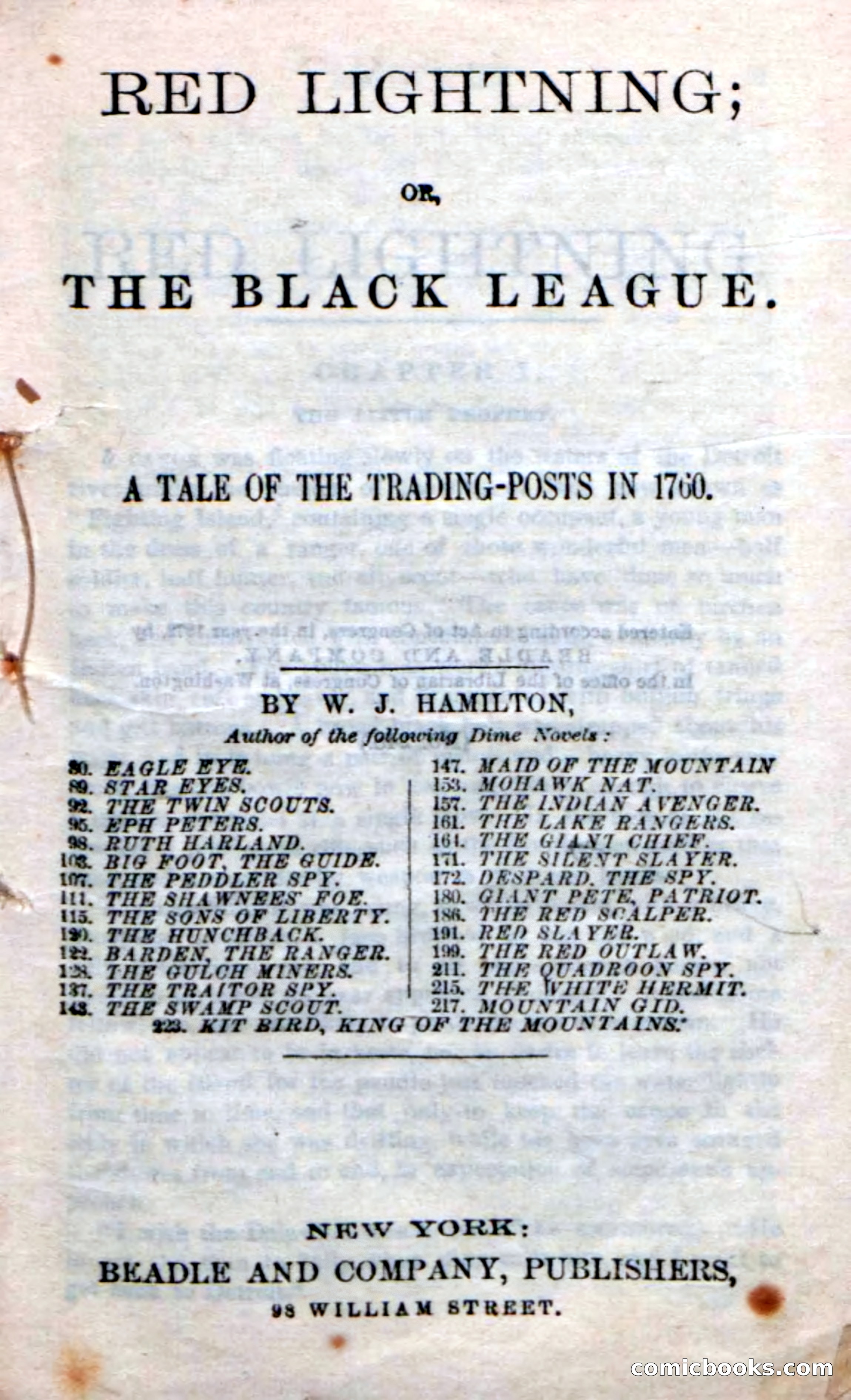 Beadle's Dime Novels No. 248: Red Lightning — page 5 of 100