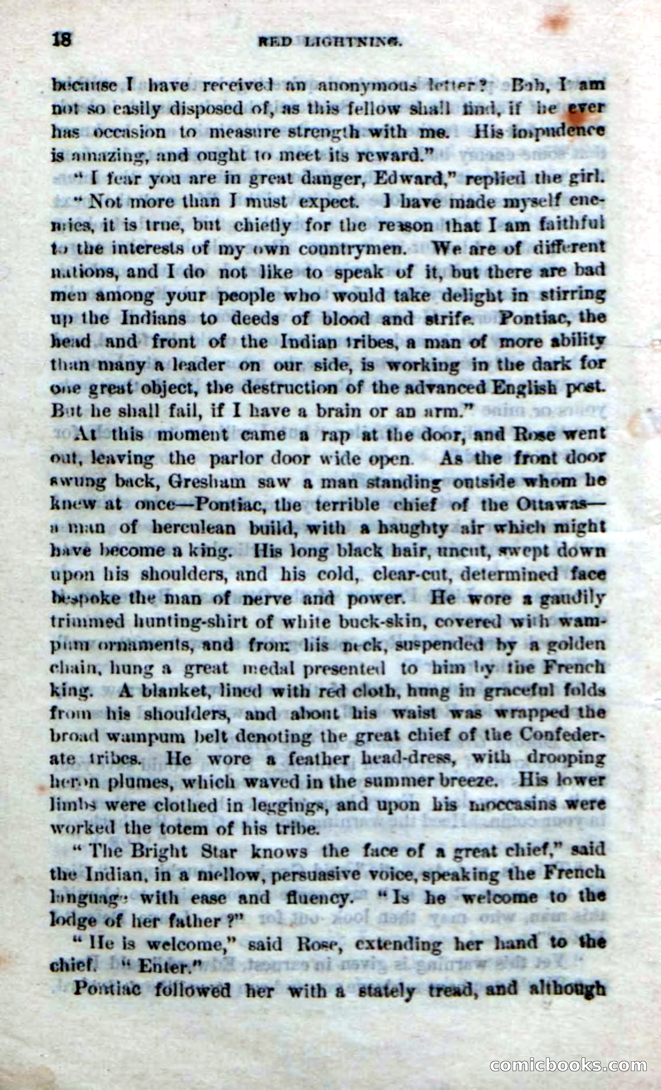 Beadle's Dime Novels No. 248: Red Lightning — page 16 of 100