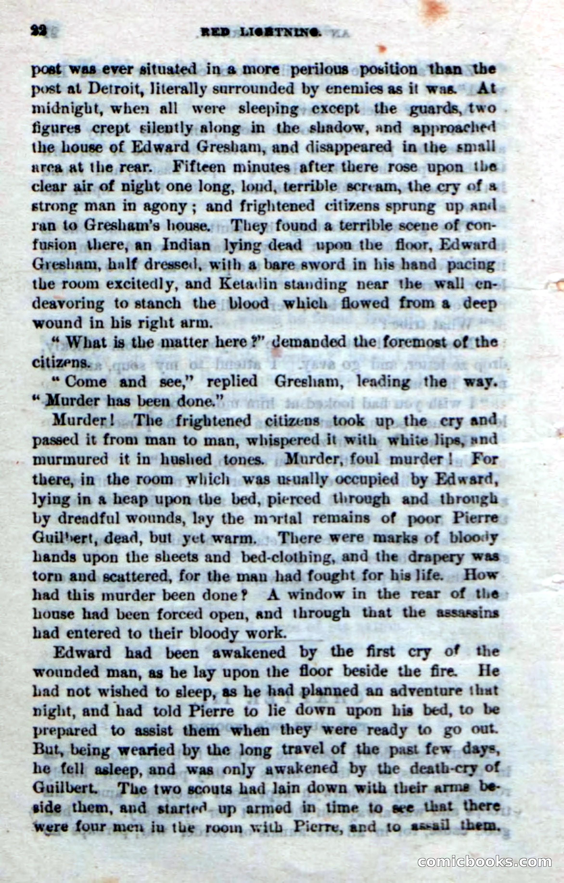 Beadle's Dime Novels No. 248: Red Lightning — page 20 of 100