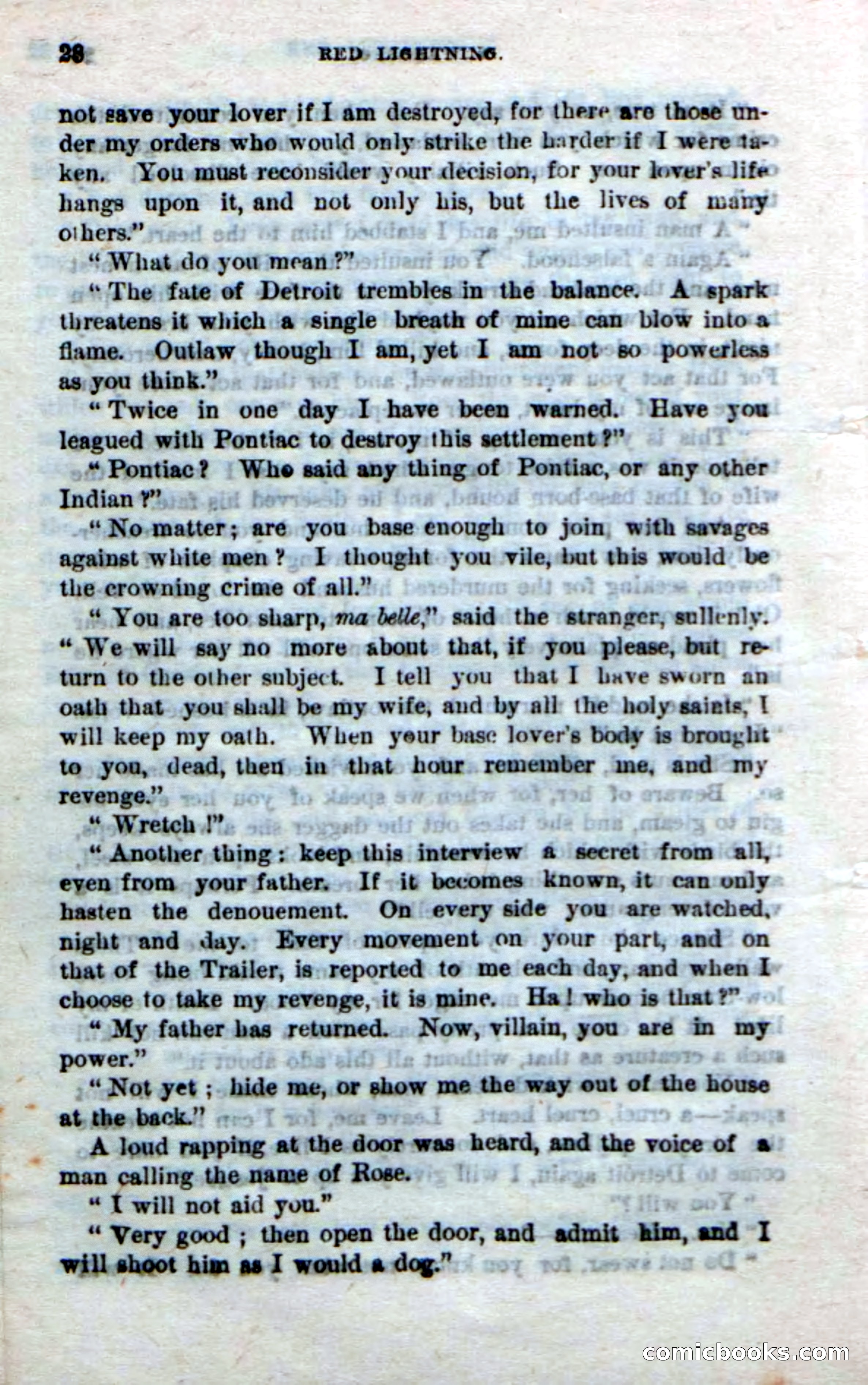 Beadle's Dime Novels No. 248: Red Lightning — page 26 of 100
