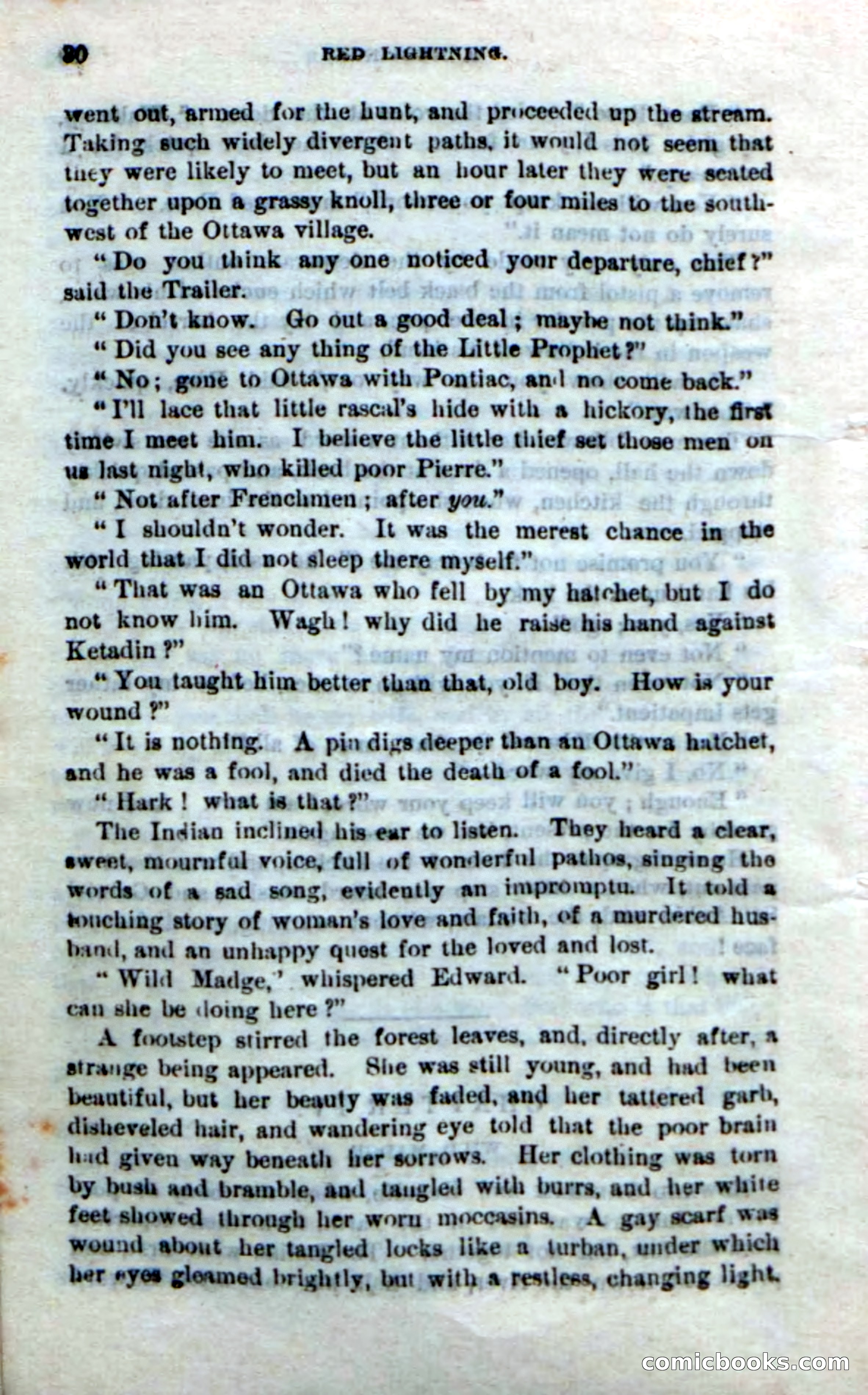 Beadle's Dime Novels No. 248: Red Lightning — page 28 of 100