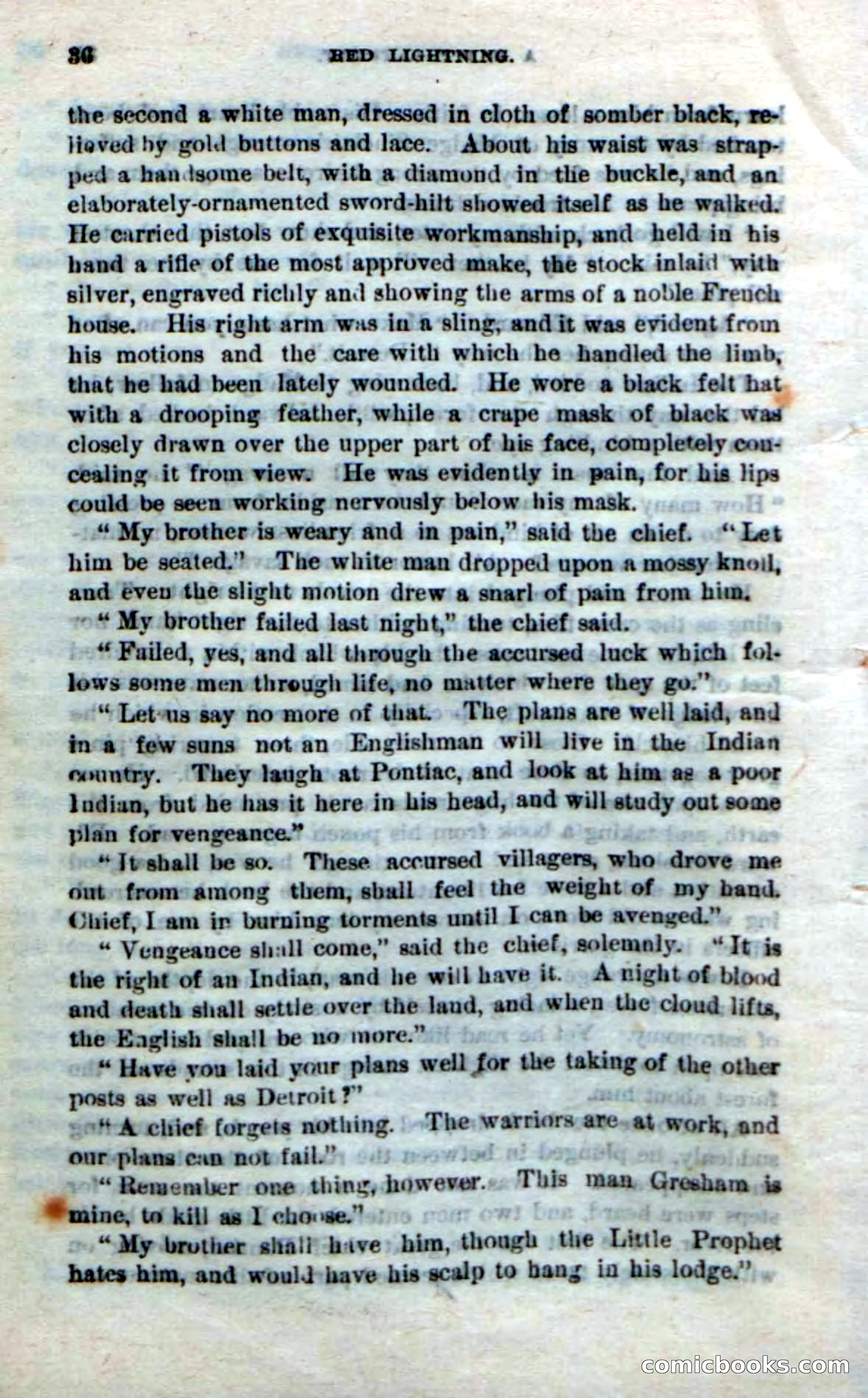 Beadle's Dime Novels No. 248: Red Lightning — page 34 of 100