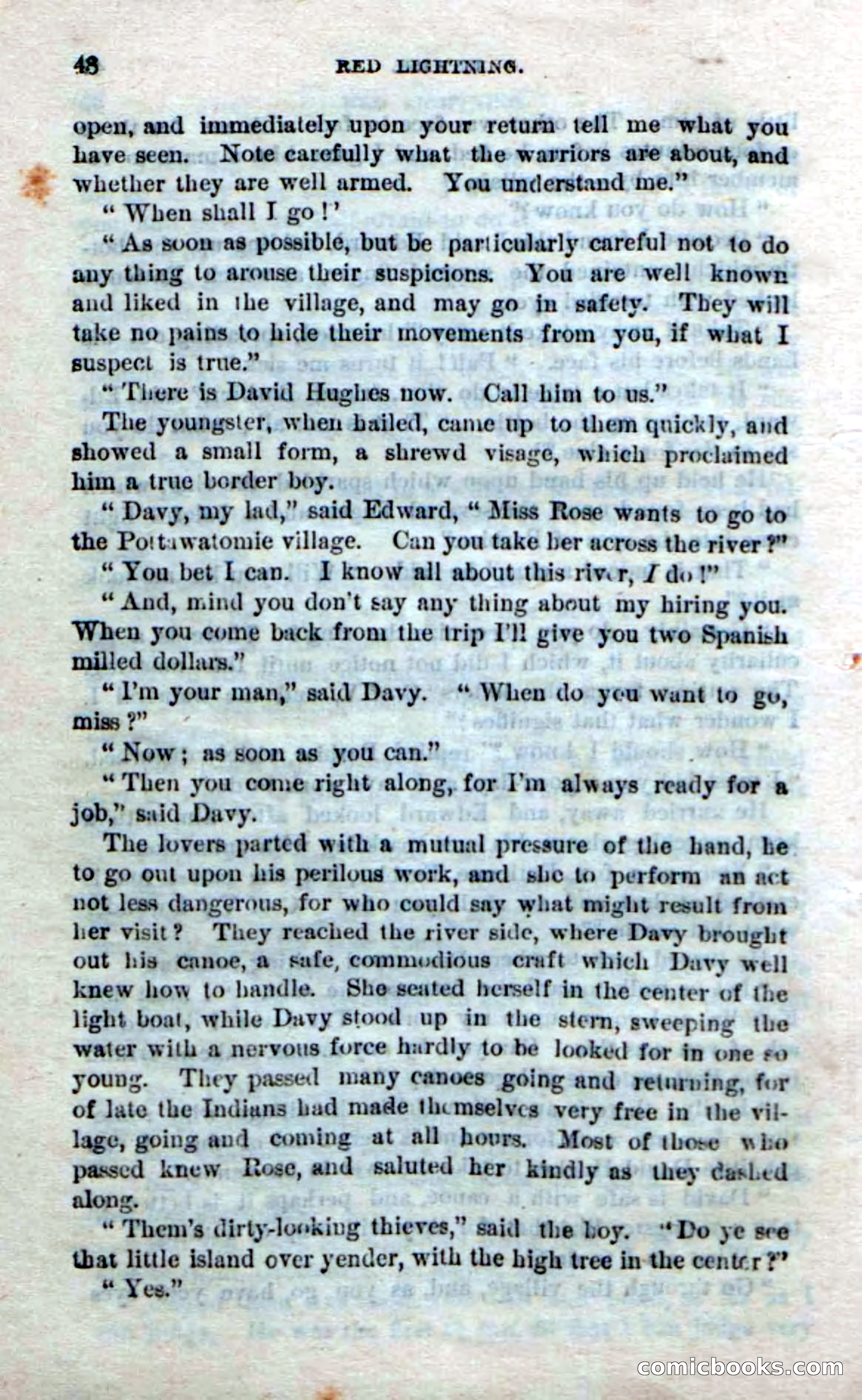 Beadle's Dime Novels No. 248: Red Lightning — page 46 of 100