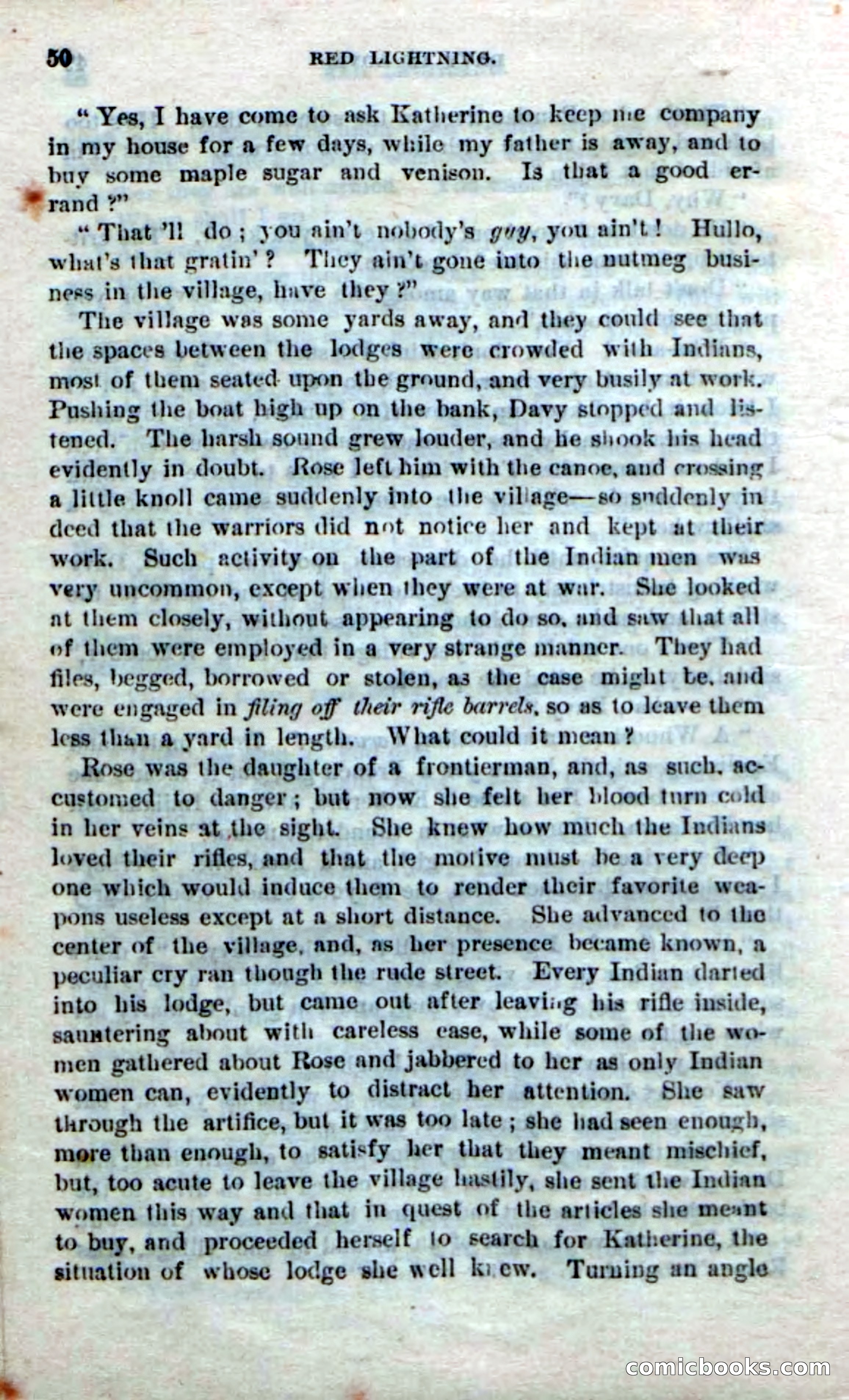 Beadle's Dime Novels No. 248: Red Lightning — page 48 of 100