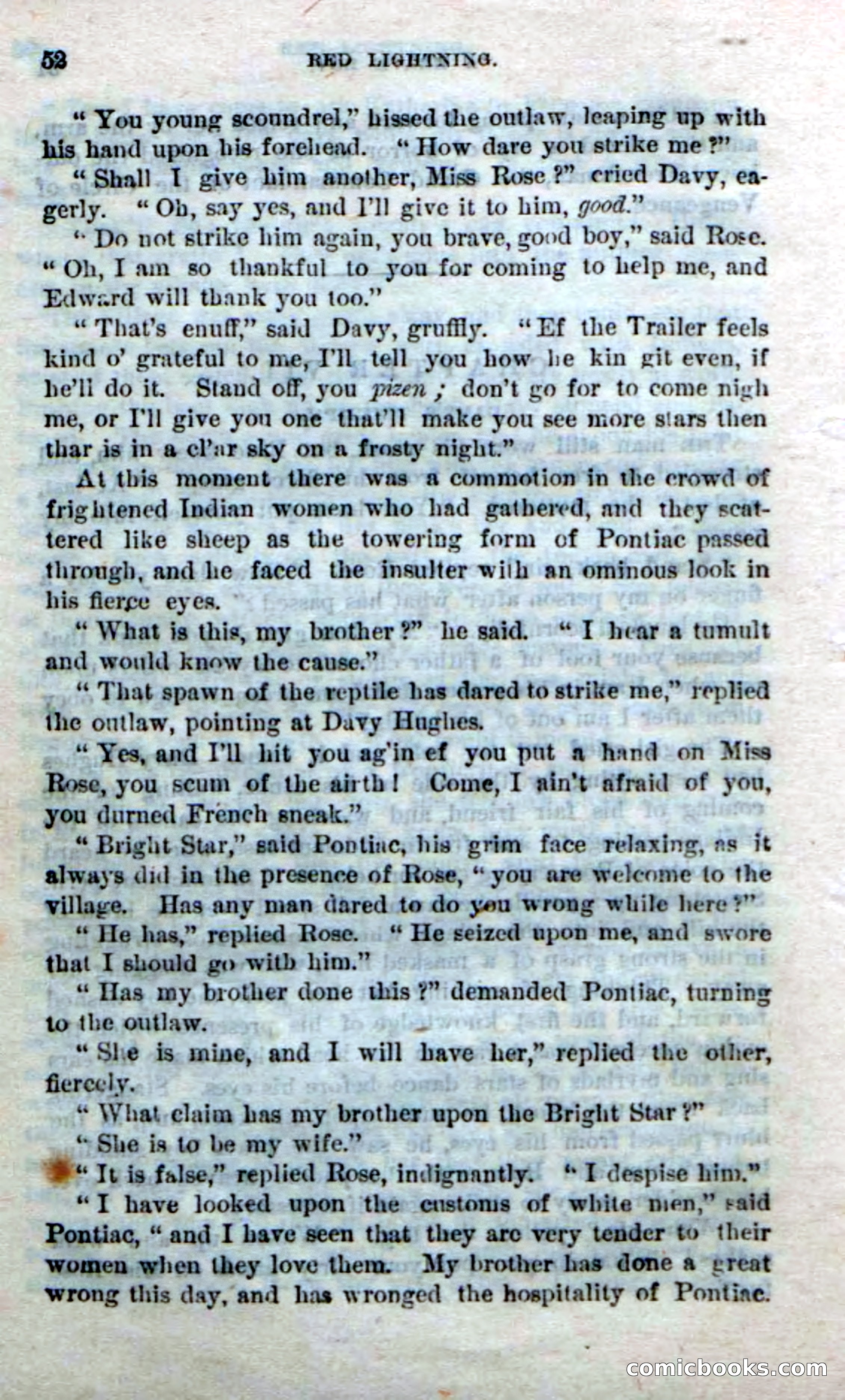 Beadle's Dime Novels No. 248: Red Lightning — page 50 of 100