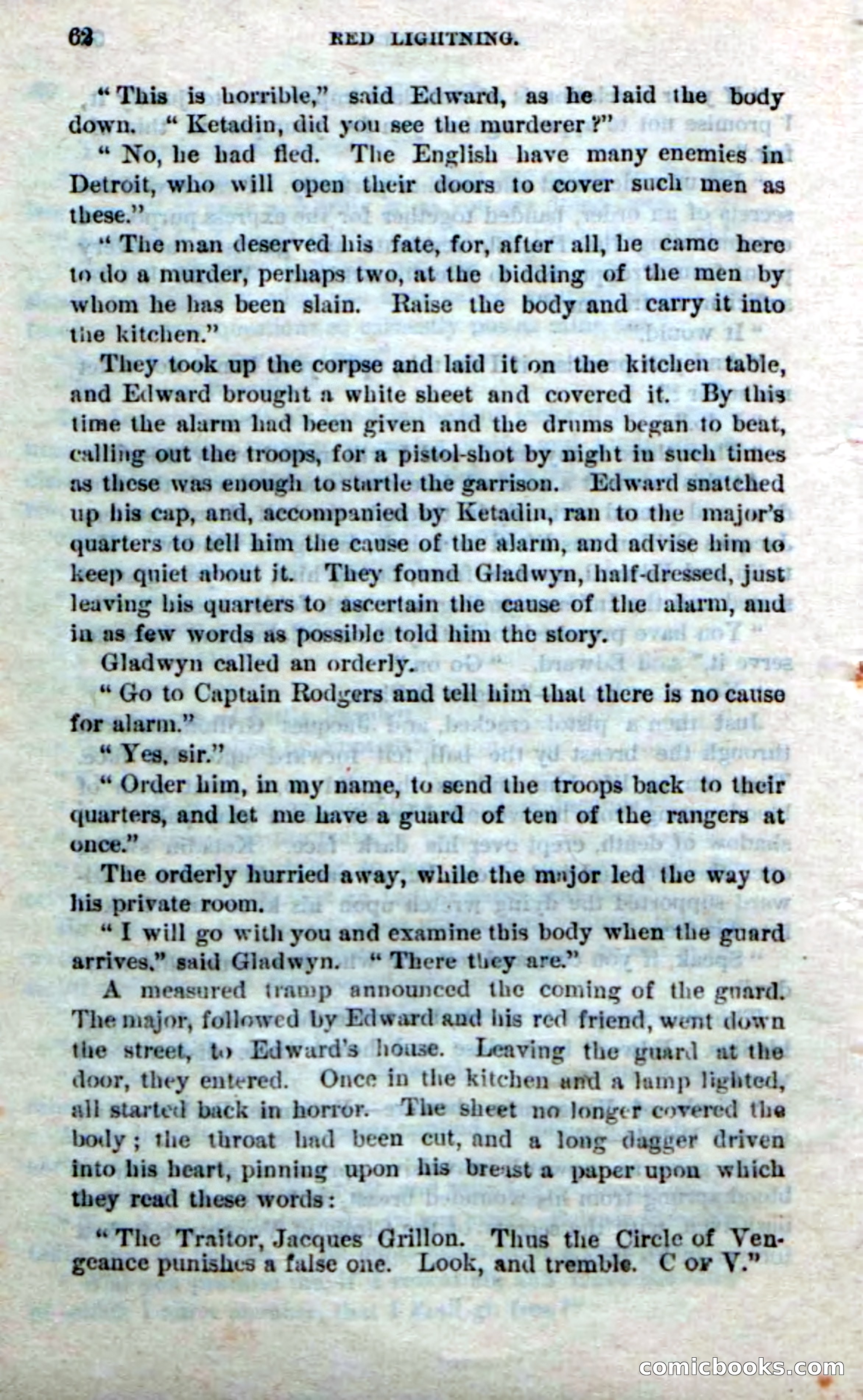 Beadle's Dime Novels No. 248: Red Lightning — page 60 of 100