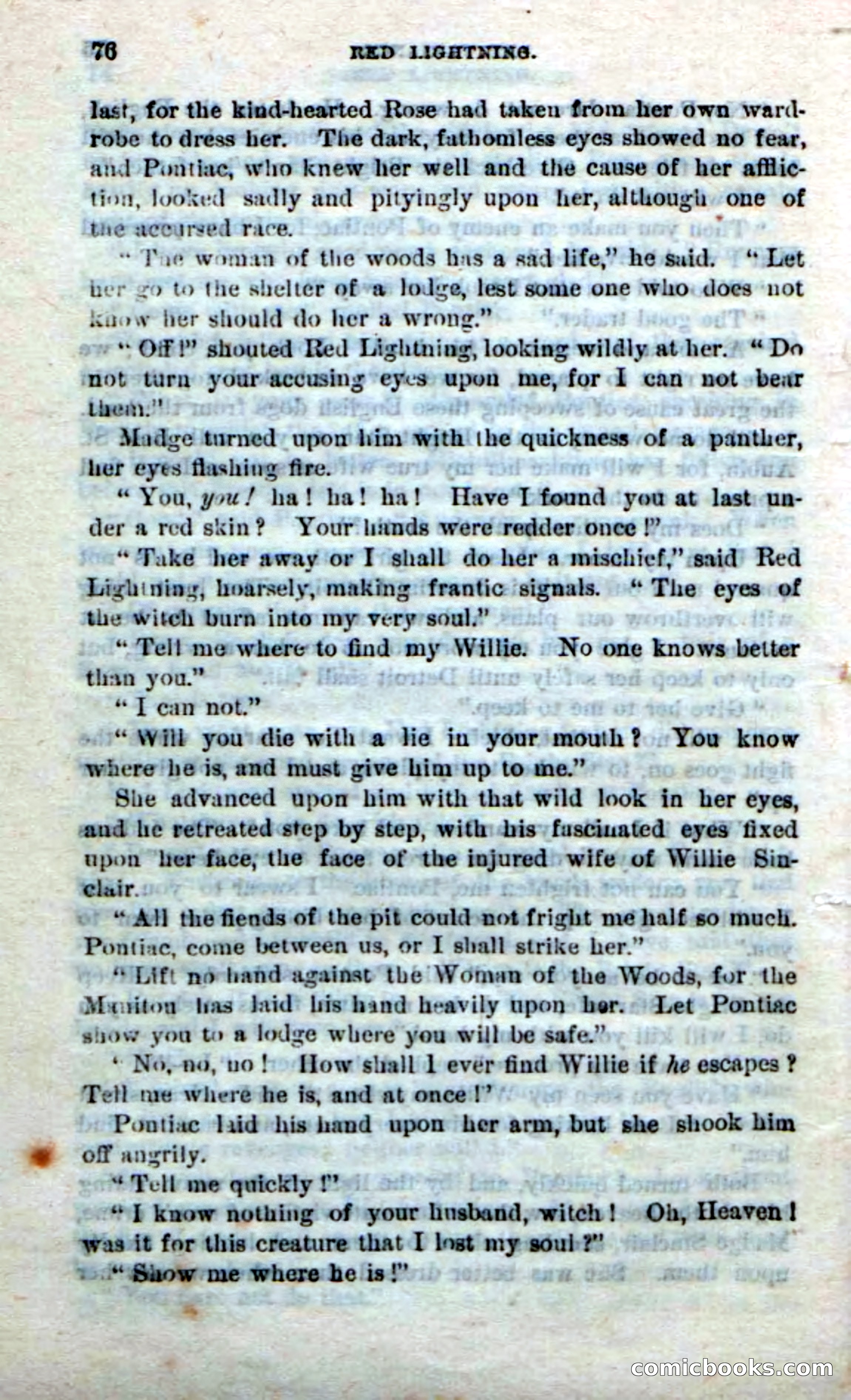 Beadle's Dime Novels No. 248: Red Lightning — page 74 of 100