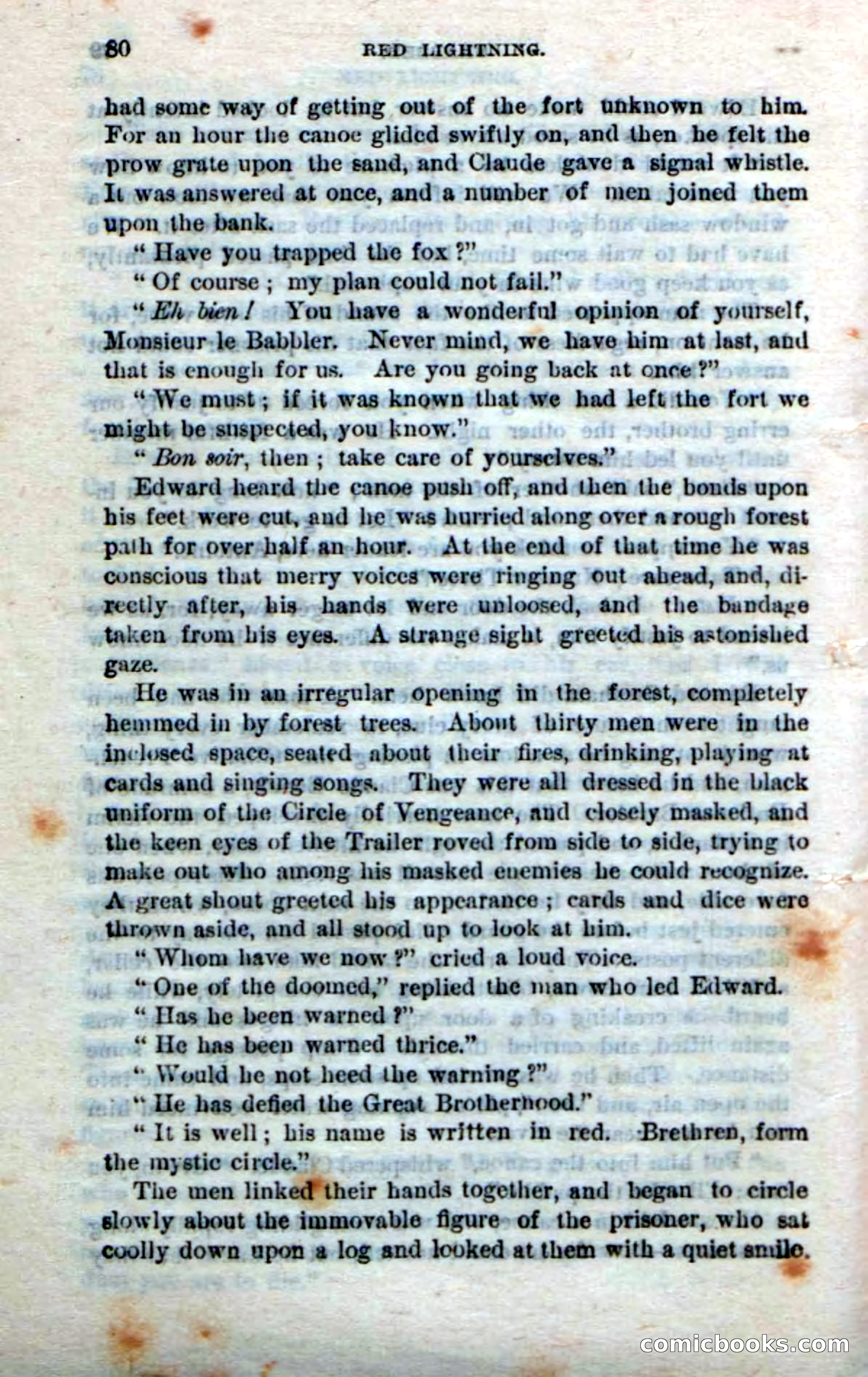 Beadle's Dime Novels No. 248: Red Lightning — page 78 of 100