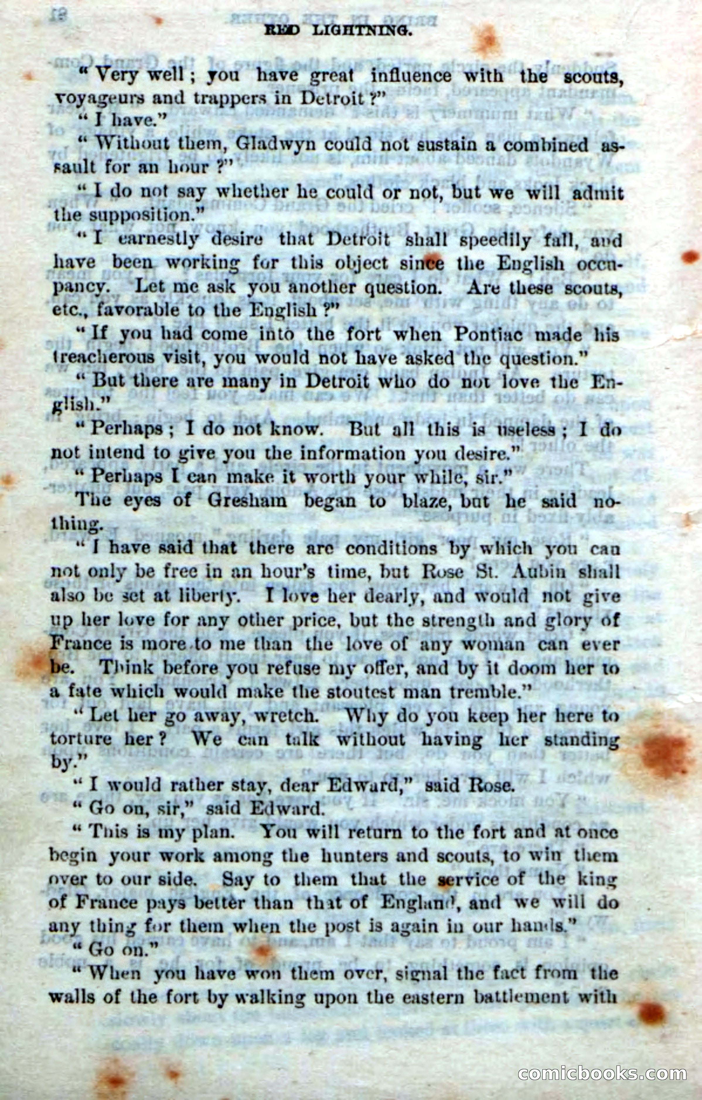 Beadle's Dime Novels No. 248: Red Lightning — page 80 of 100