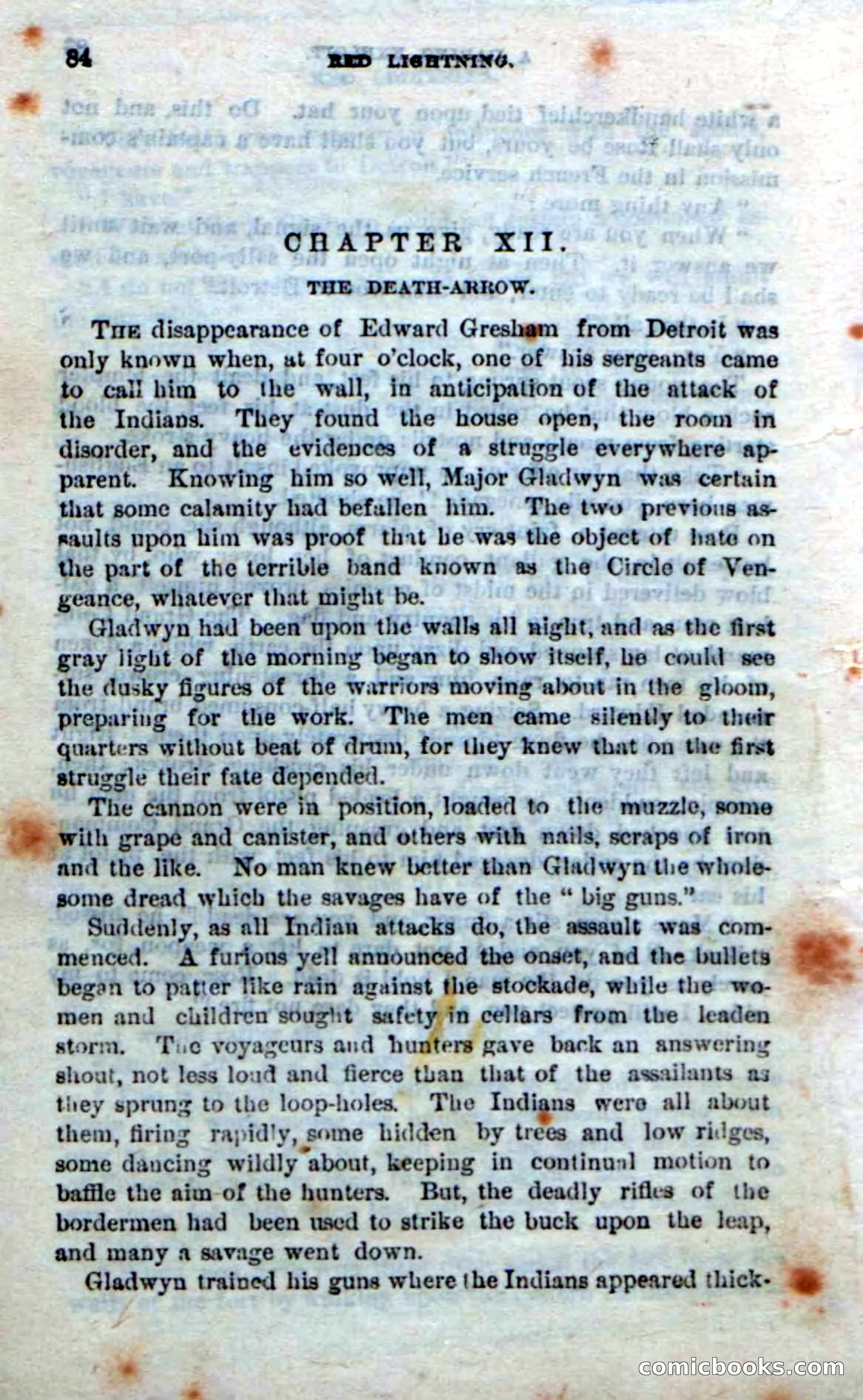 Beadle's Dime Novels No. 248: Red Lightning — page 82 of 100