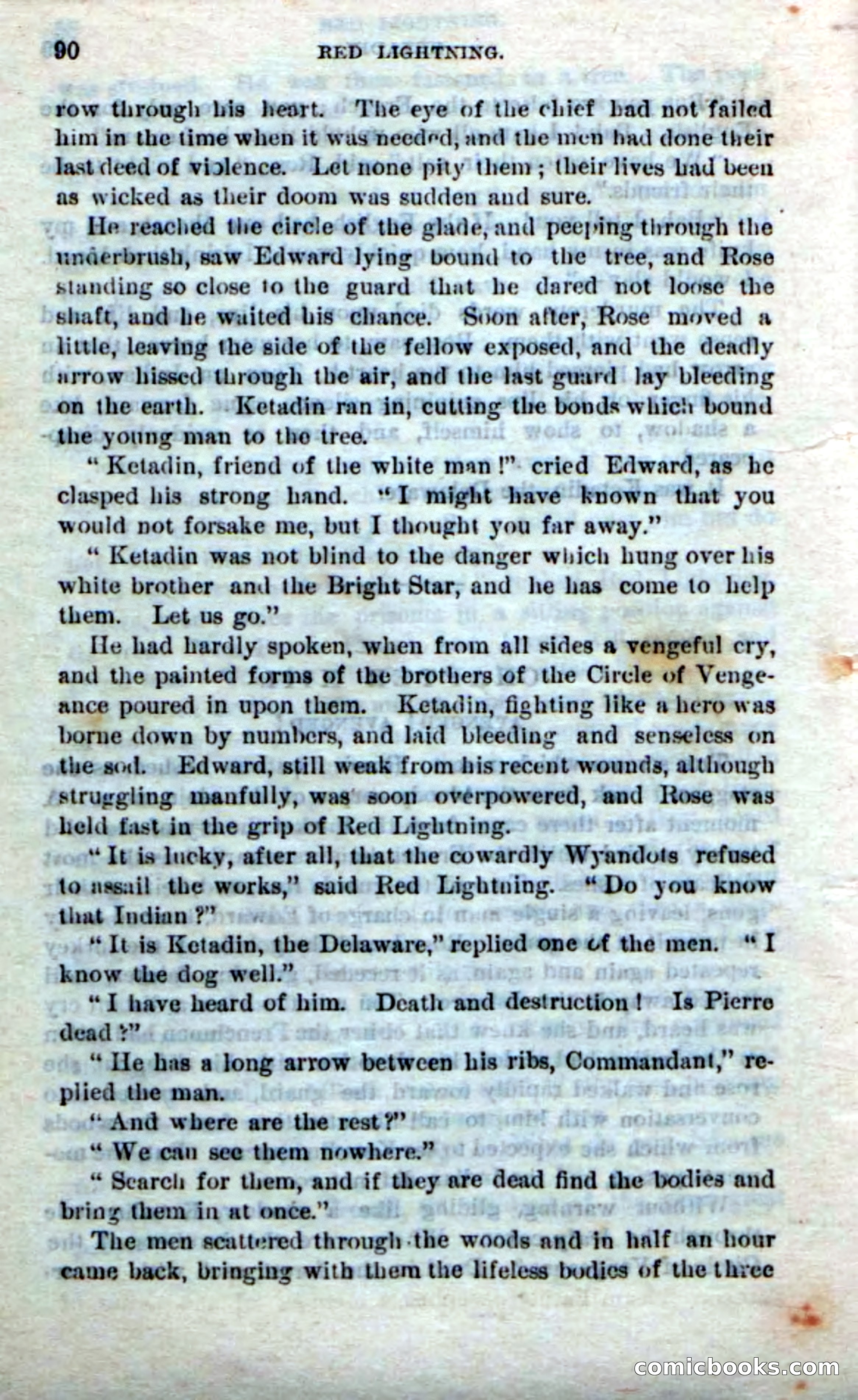 Beadle's Dime Novels No. 248: Red Lightning — page 88 of 100