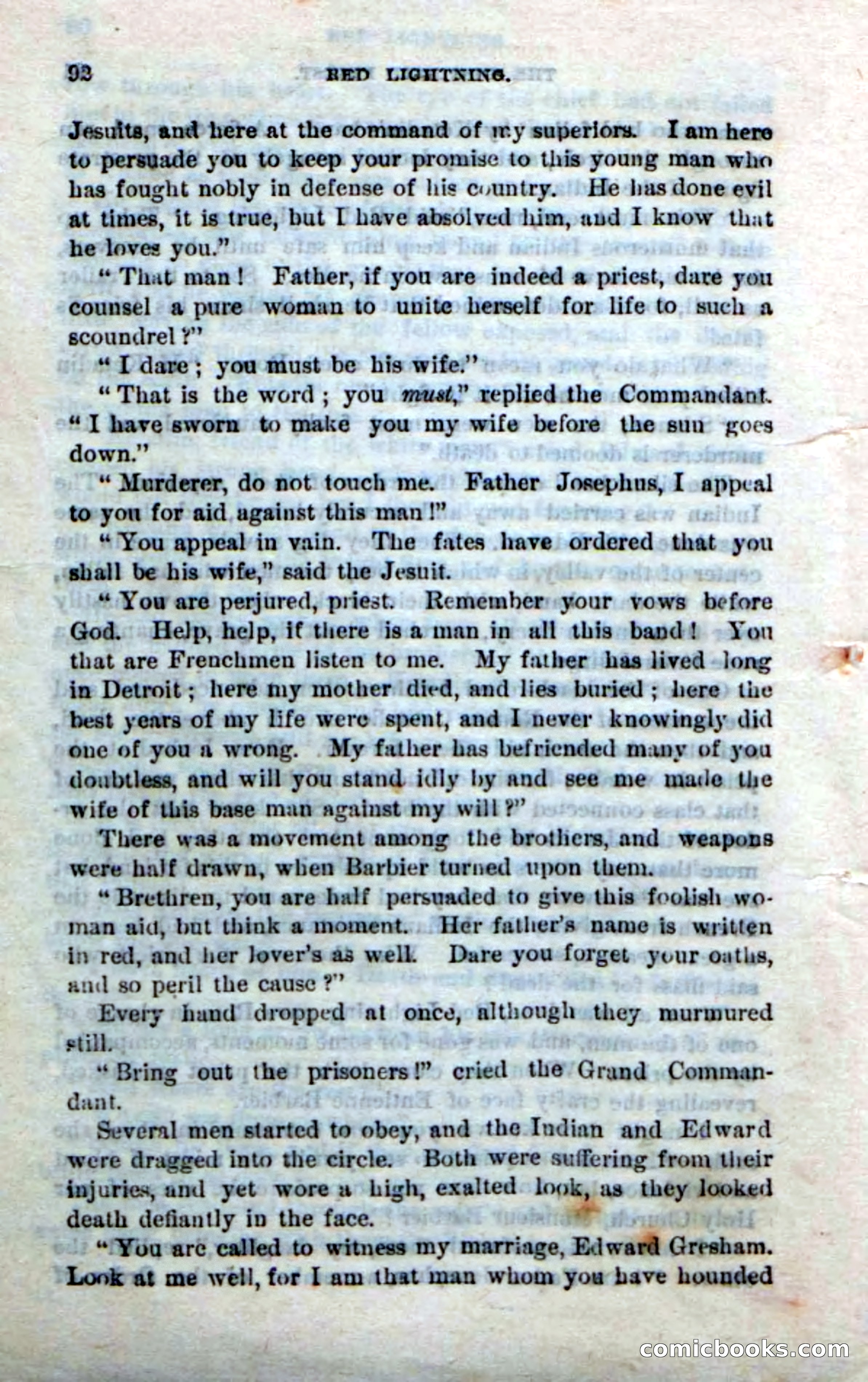 Beadle's Dime Novels No. 248: Red Lightning — page 90 of 100
