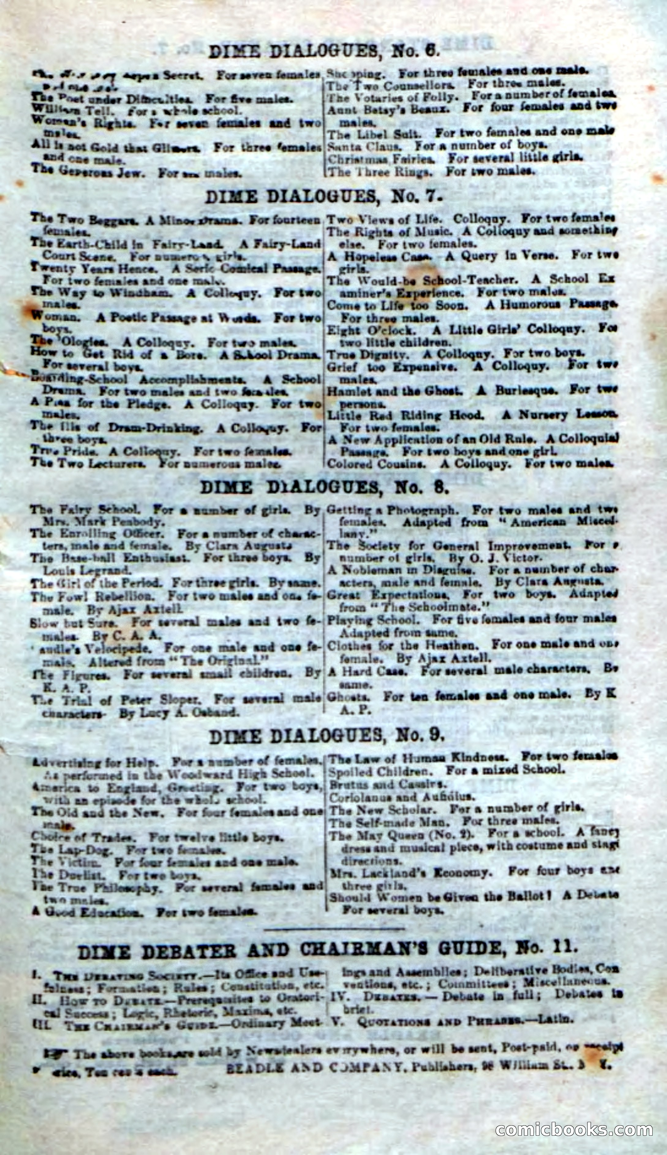 Beadle's Dime Novels No. 248: Red Lightning — page 97 of 100