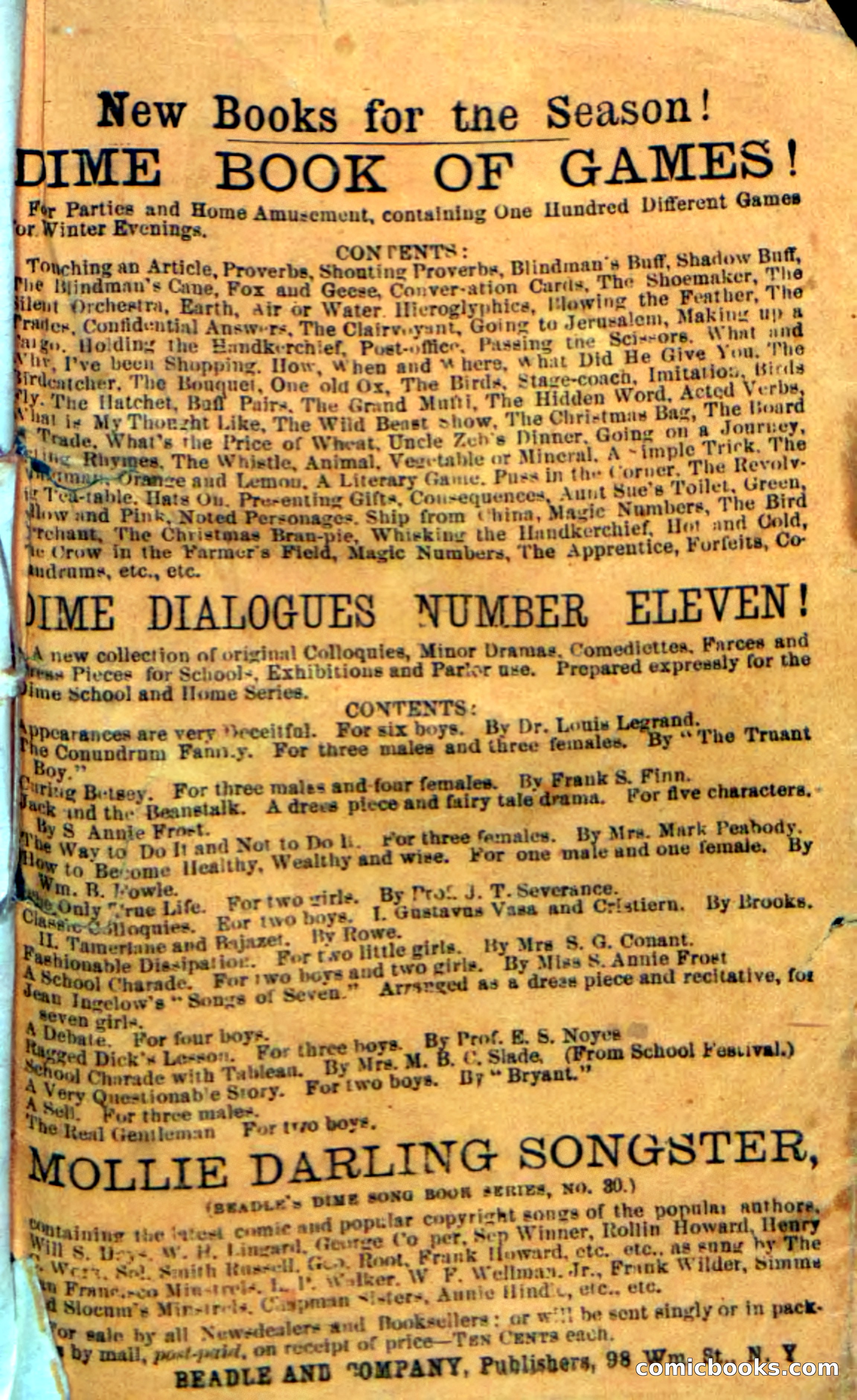 Beadle's Dime Novels No. 248: Red Lightning — page 99 of 100