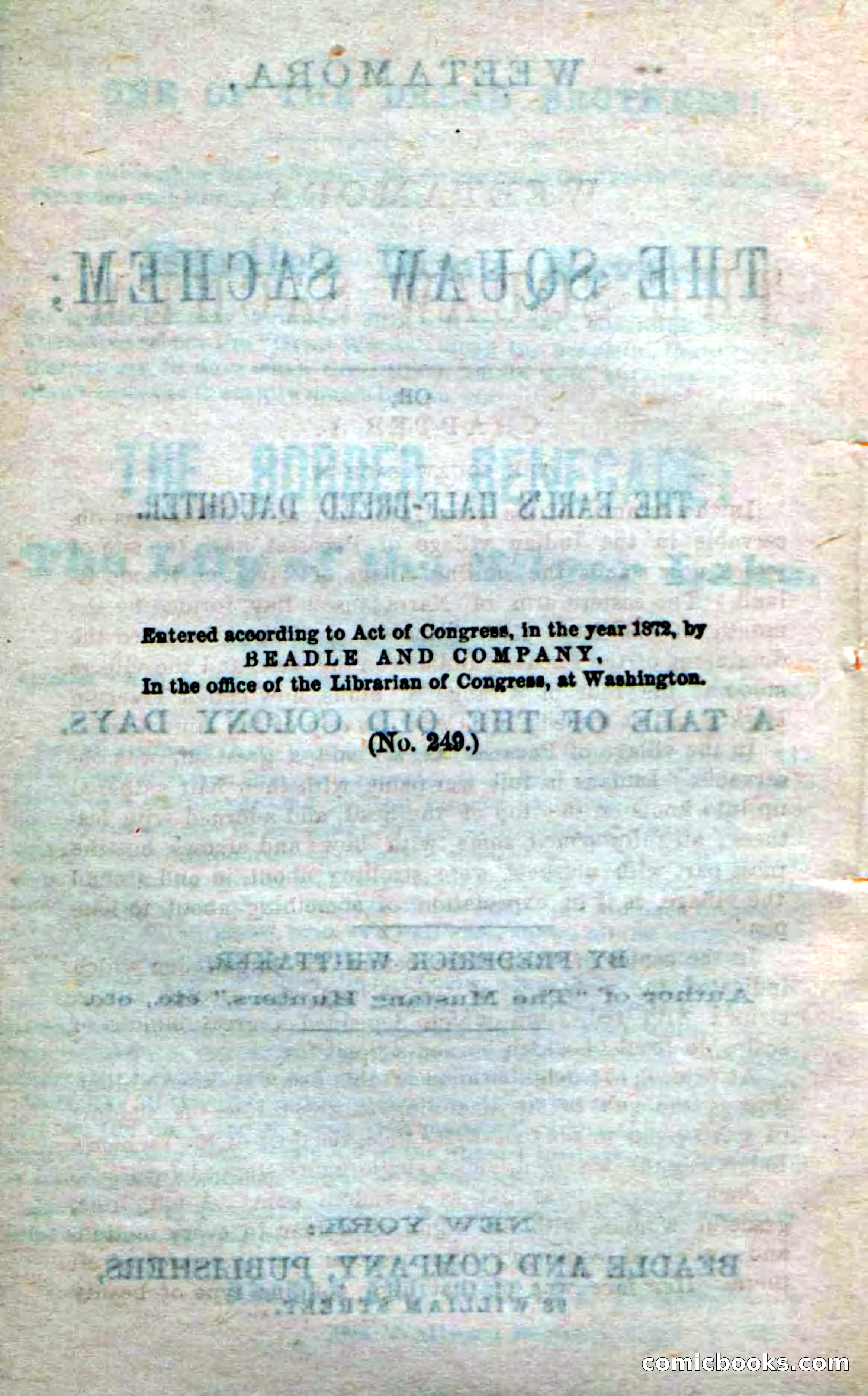 Beadle's Dime Novels No. 249: The Squaw Sachem — page 4 of 100