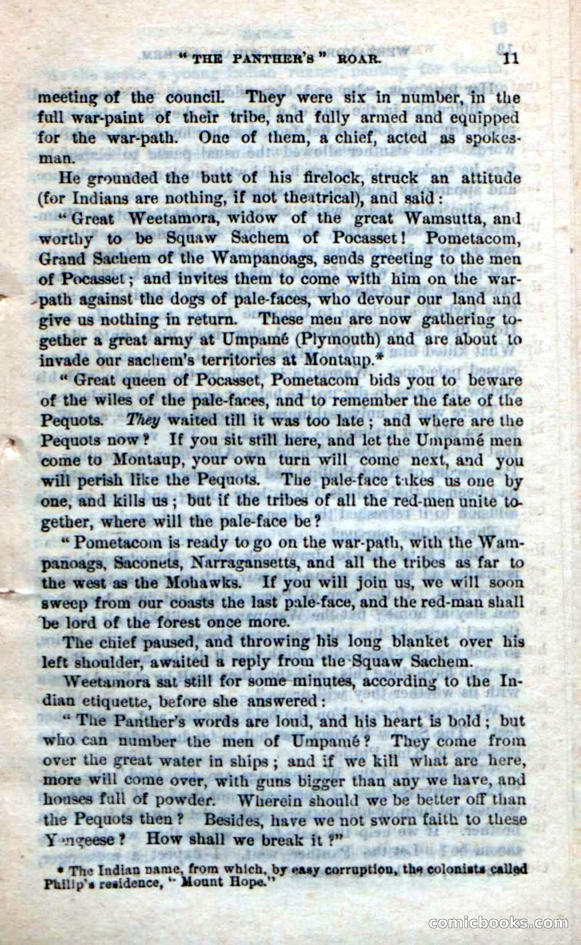 Beadle's Dime Novels No. 249: The Squaw Sachem — page 7 of 100