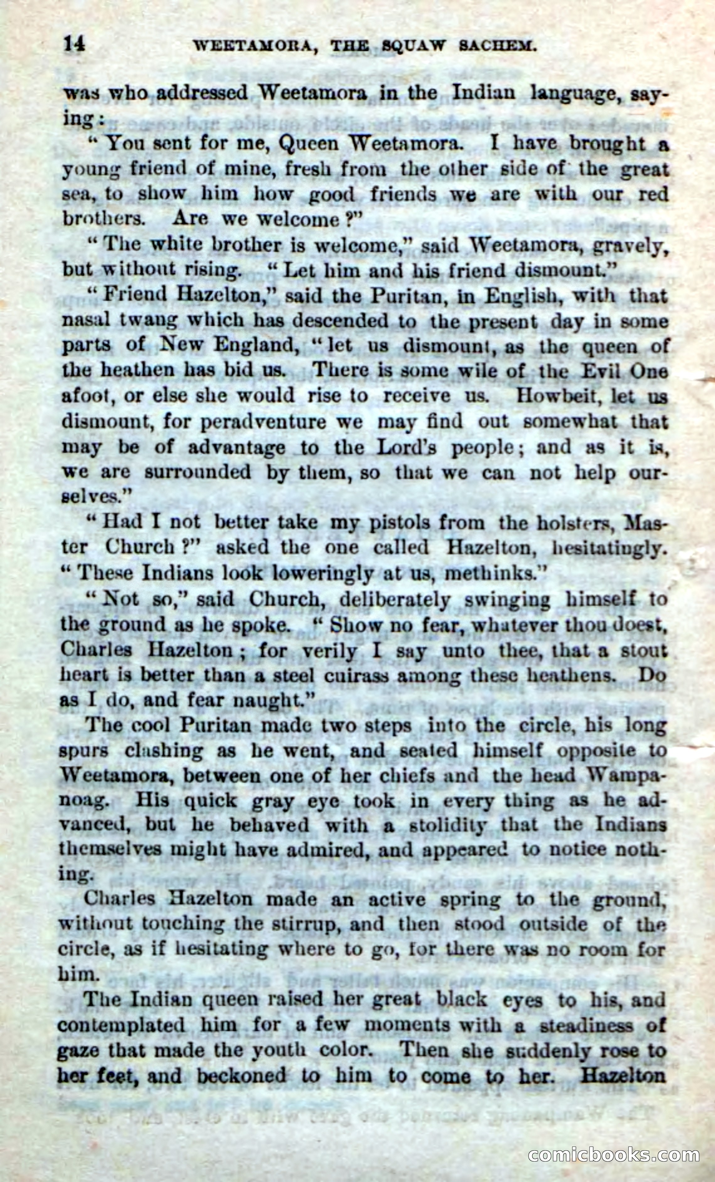 Beadle's Dime Novels No. 249: The Squaw Sachem — page 10 of 100