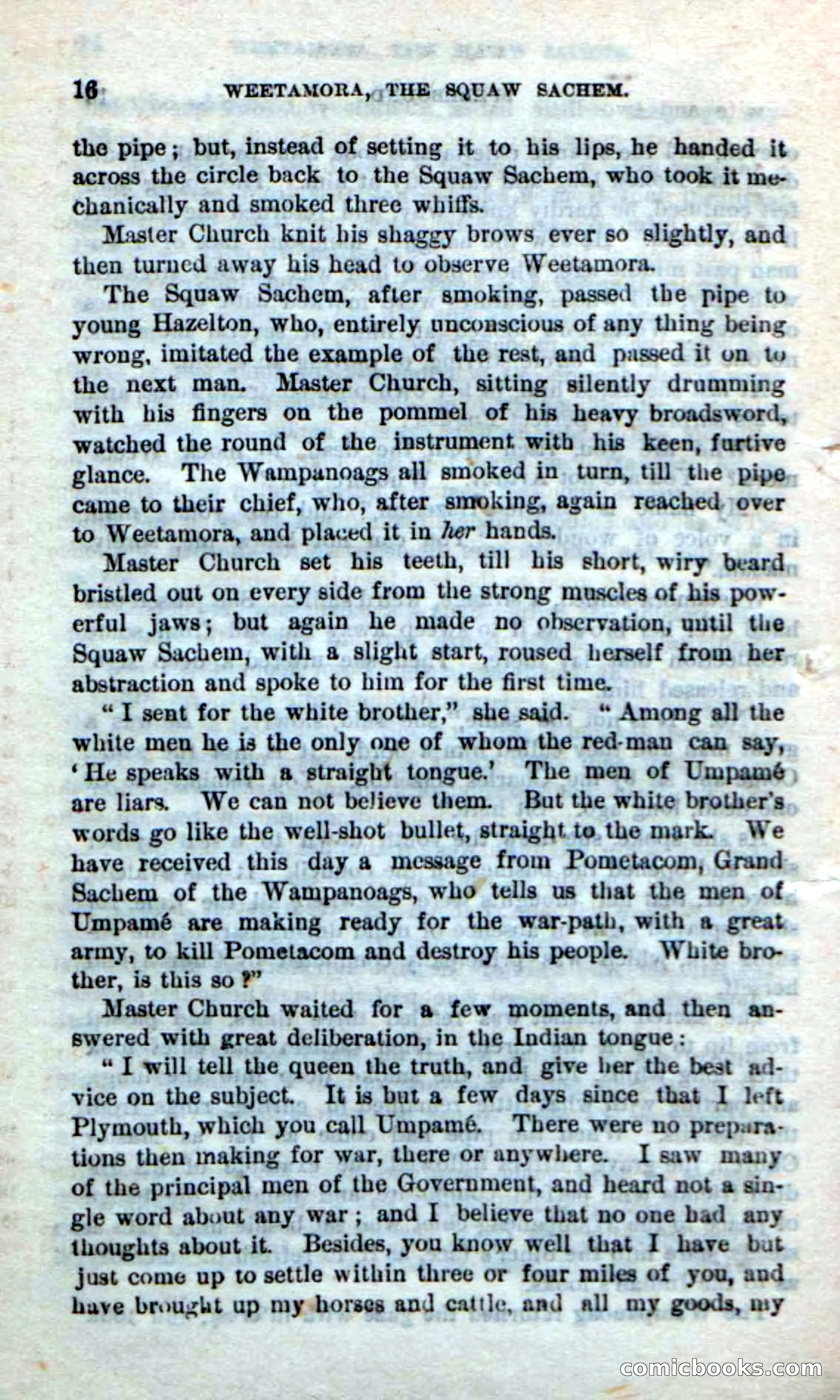Beadle's Dime Novels No. 249: The Squaw Sachem — page 12 of 100