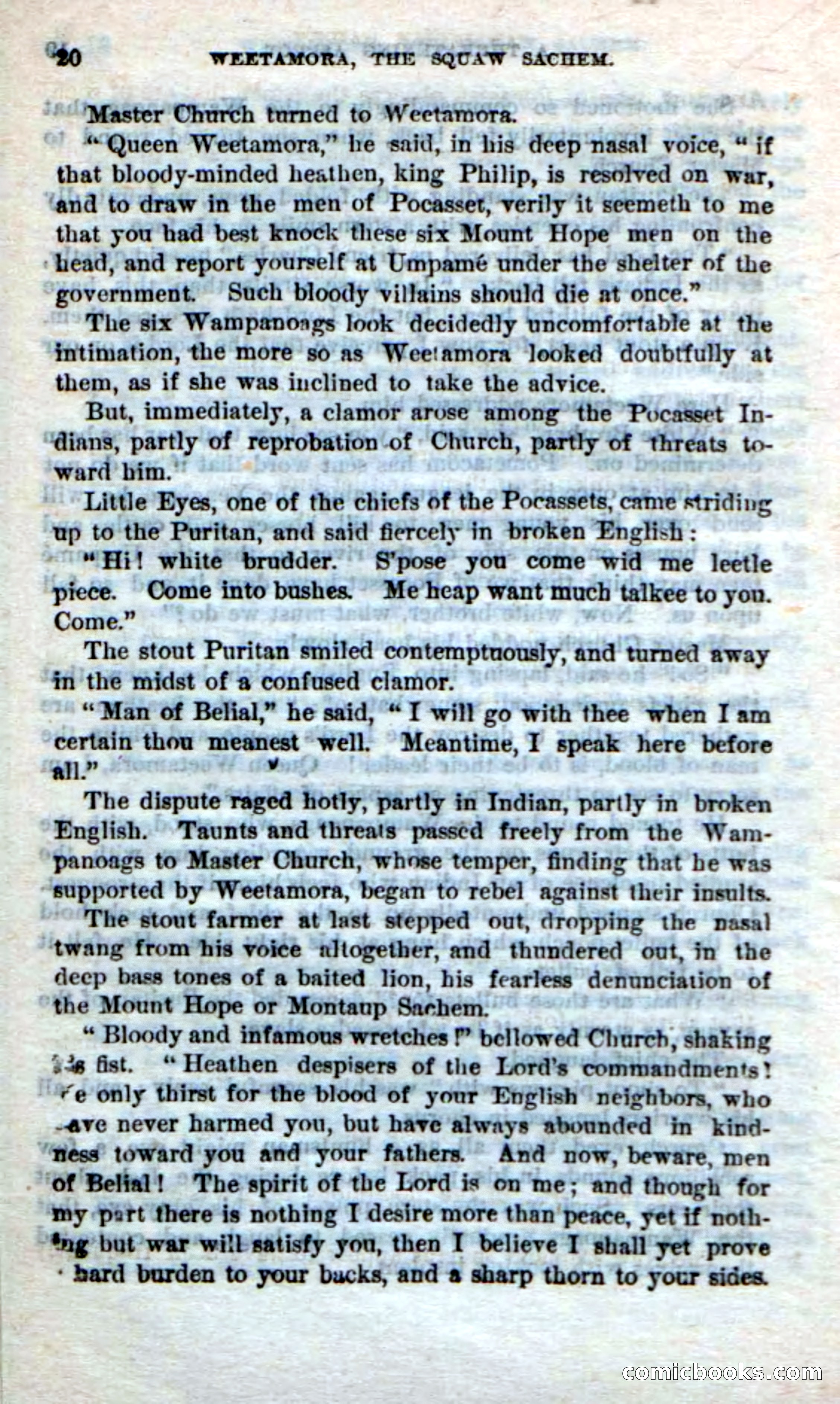 Beadle's Dime Novels No. 249: The Squaw Sachem — page 16 of 100