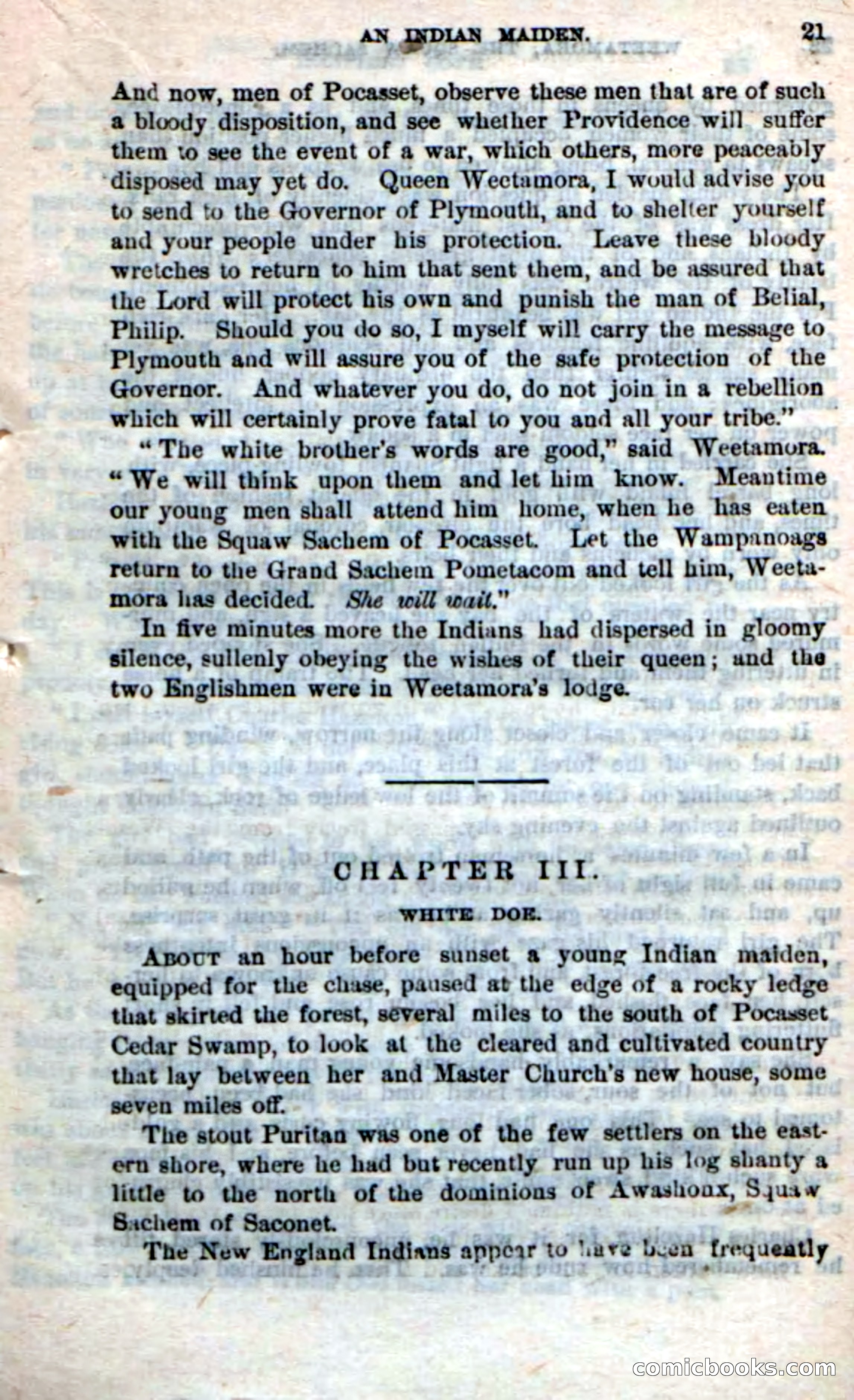 Beadle's Dime Novels No. 249: The Squaw Sachem — page 17 of 100