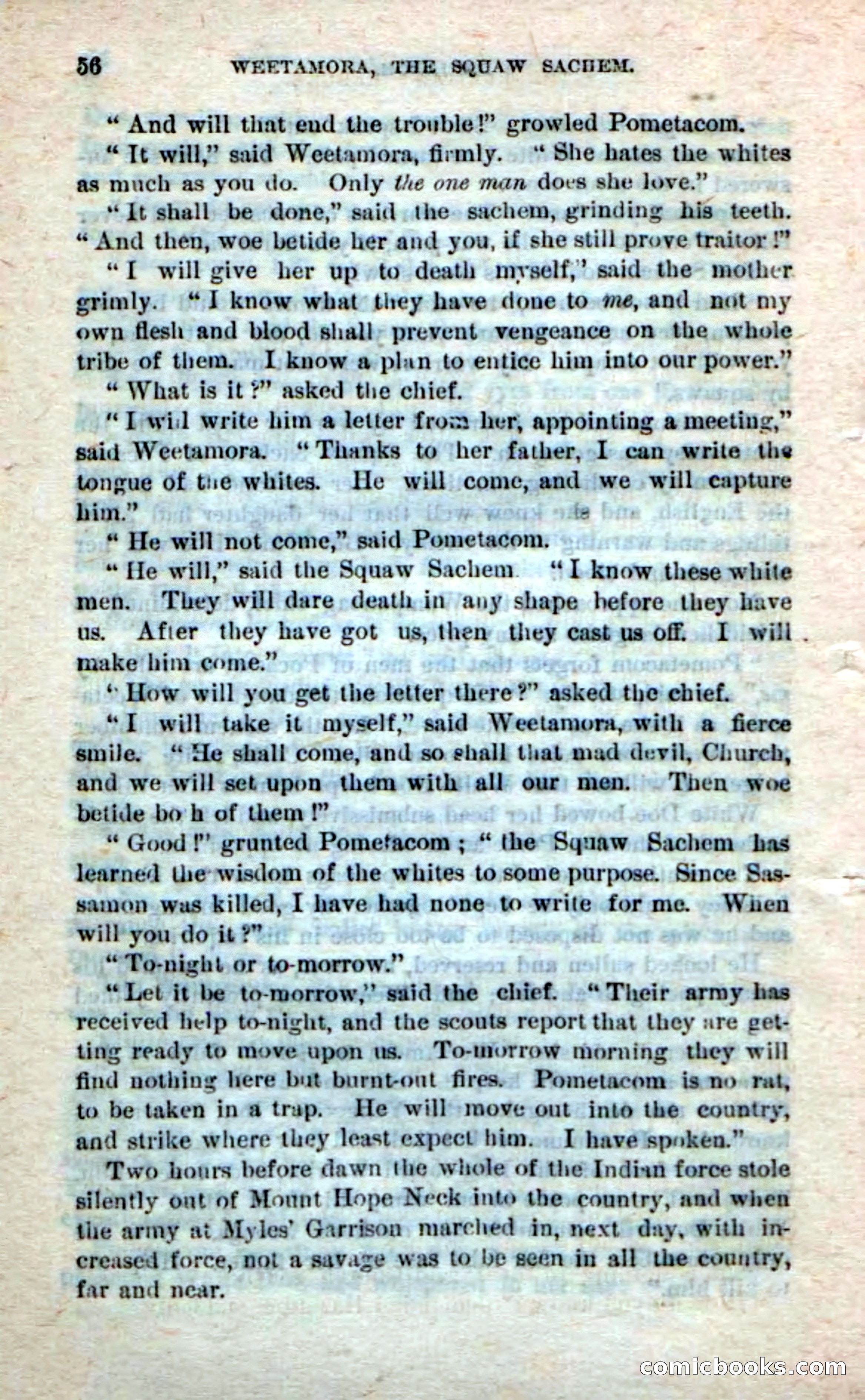 Beadle's Dime Novels No. 249: The Squaw Sachem — page 52 of 100