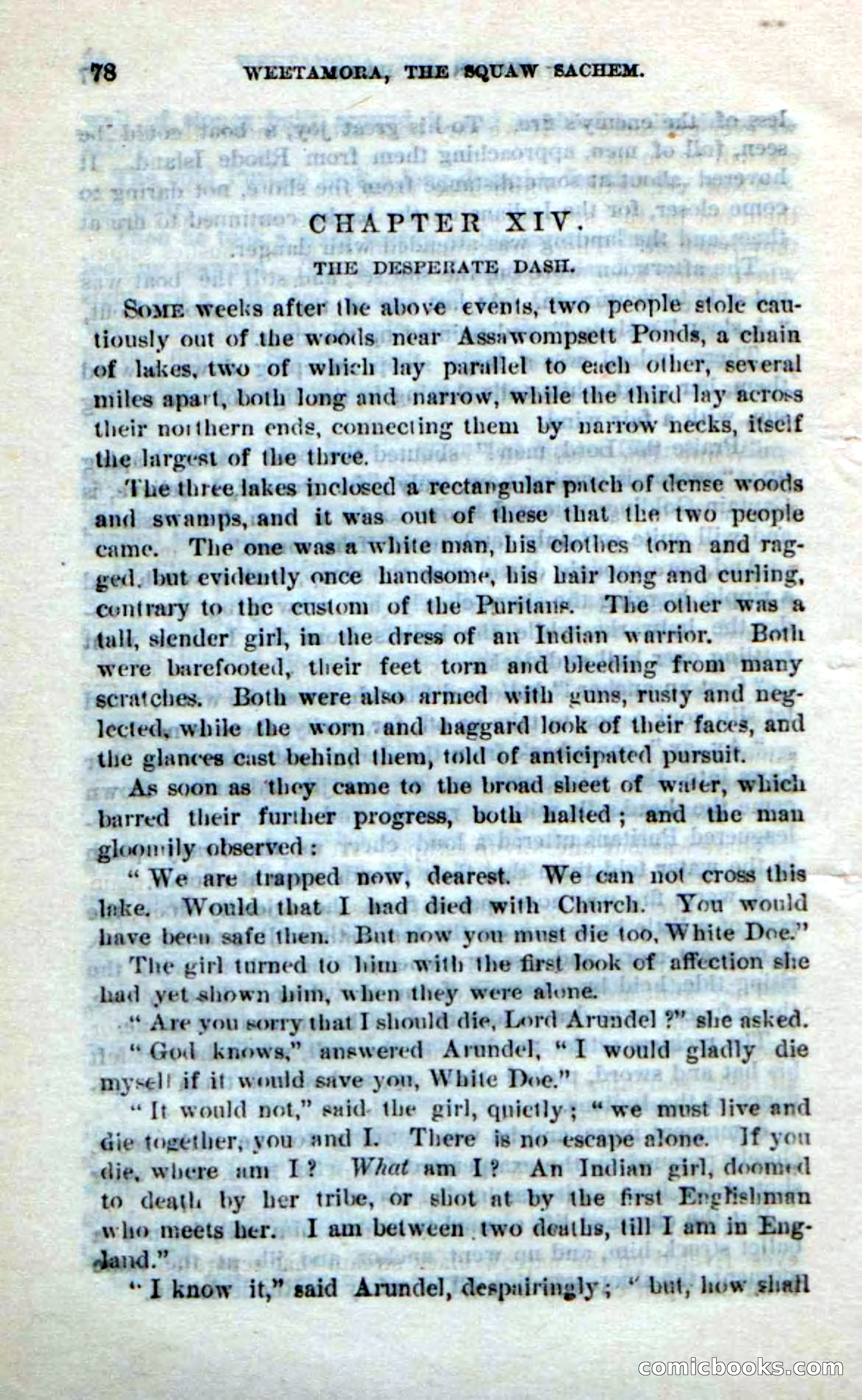 Beadle's Dime Novels No. 249: The Squaw Sachem — page 74 of 100
