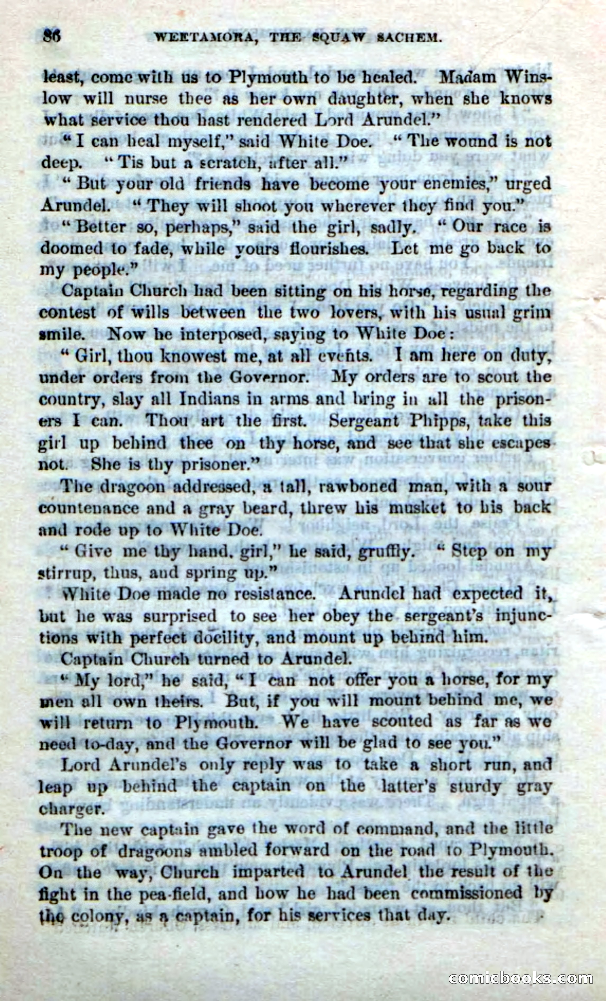 Beadle's Dime Novels No. 249: The Squaw Sachem — page 82 of 100