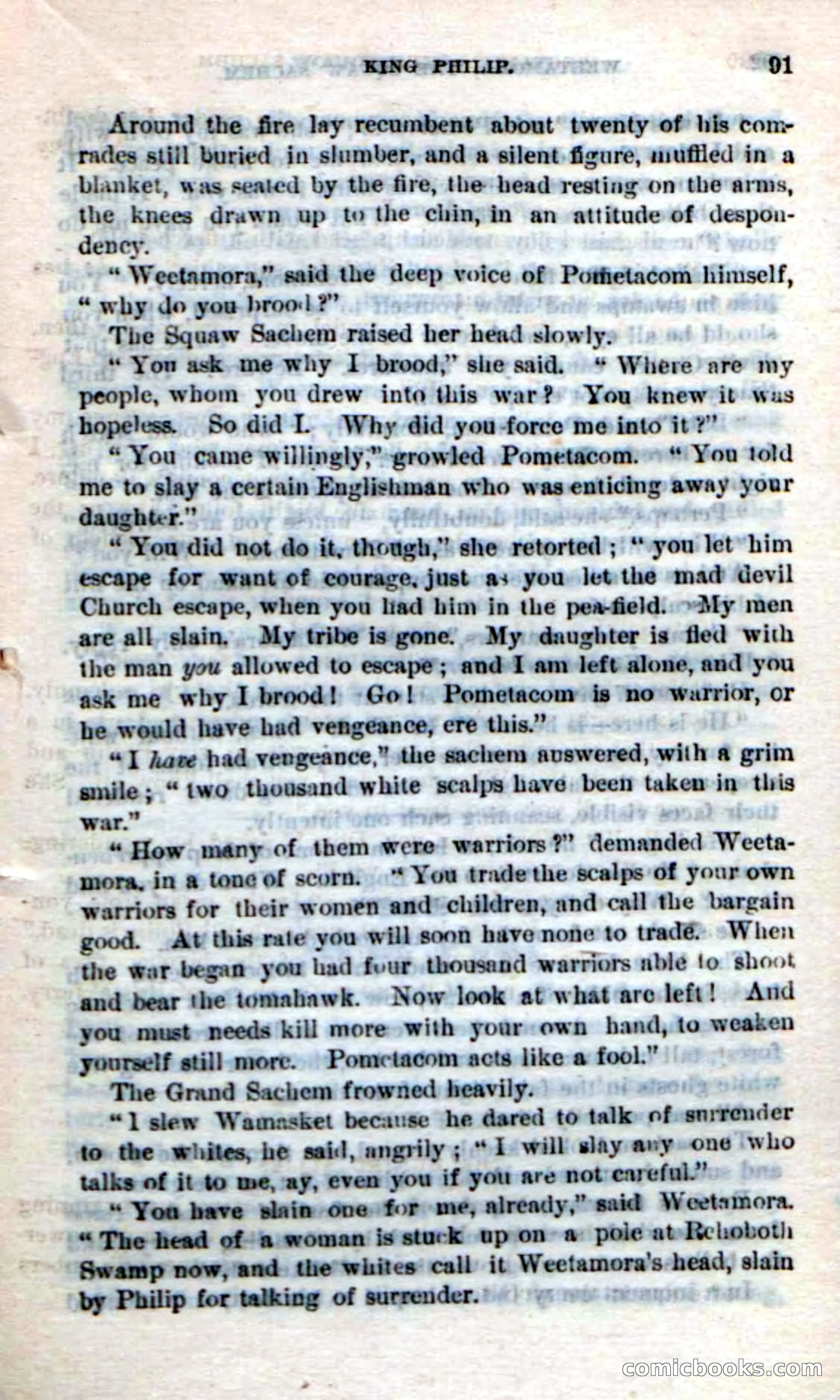 Beadle's Dime Novels No. 249: The Squaw Sachem — page 87 of 100