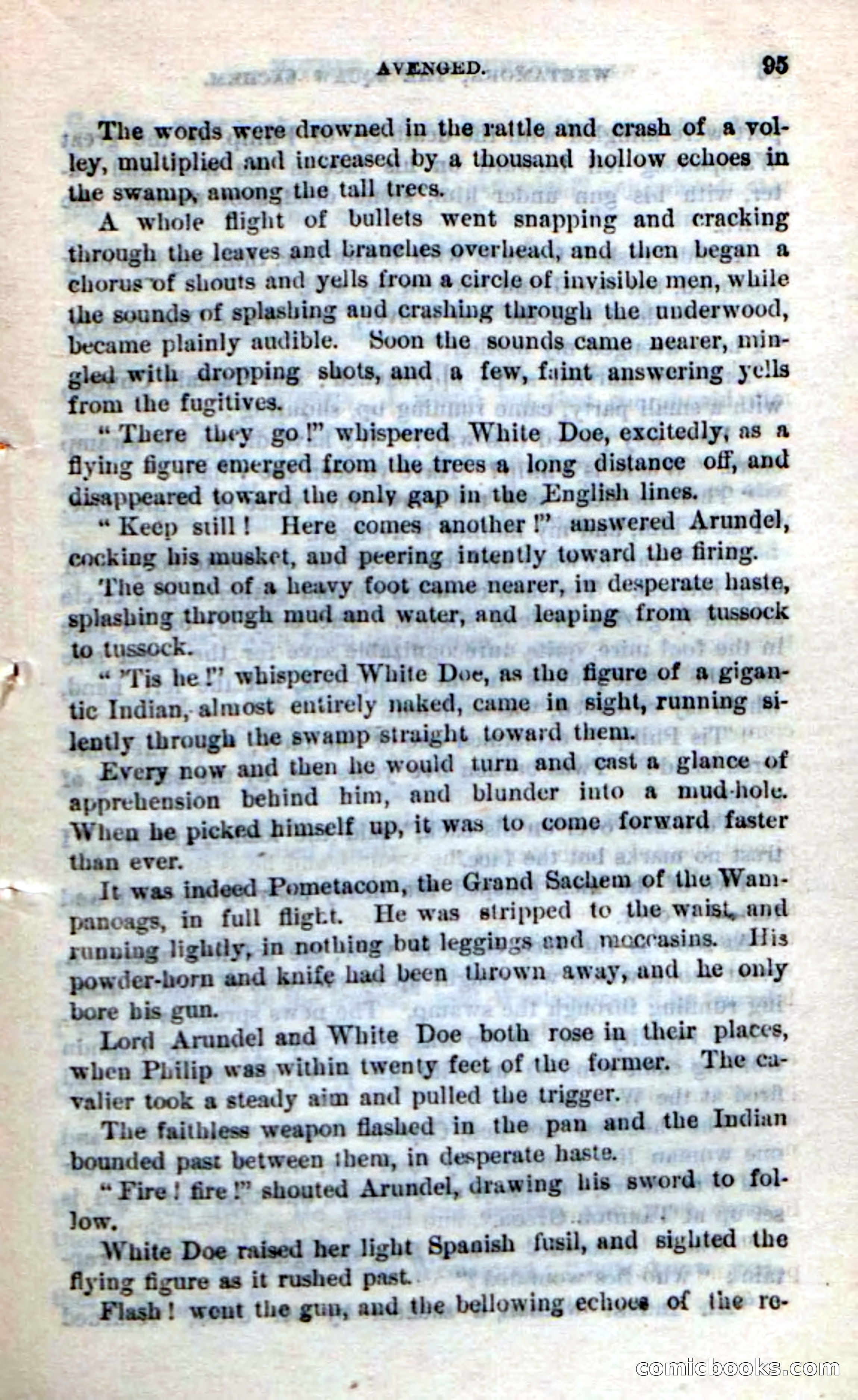 Beadle's Dime Novels No. 249: The Squaw Sachem — page 91 of 100
