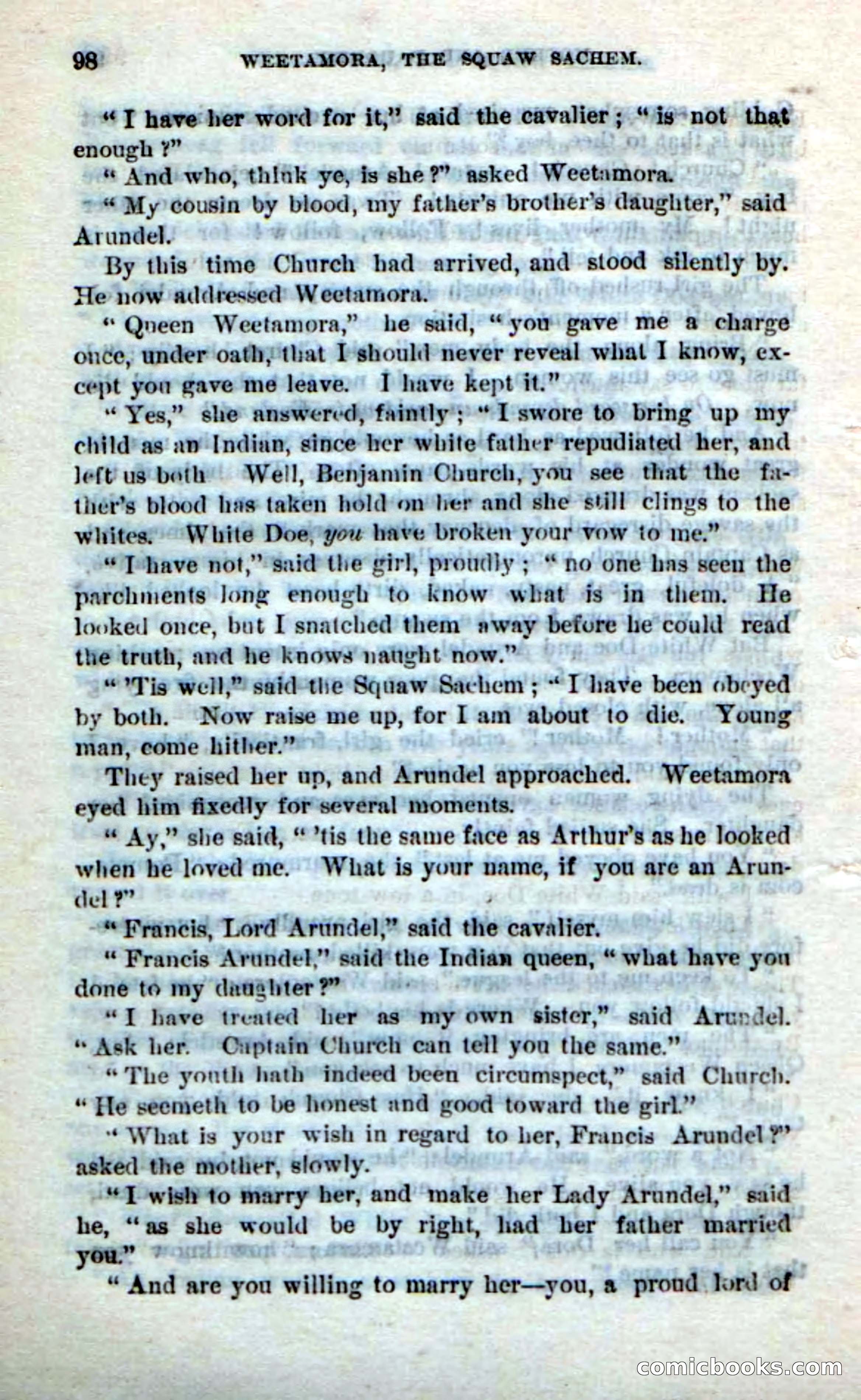 Beadle's Dime Novels No. 249: The Squaw Sachem — page 94 of 100