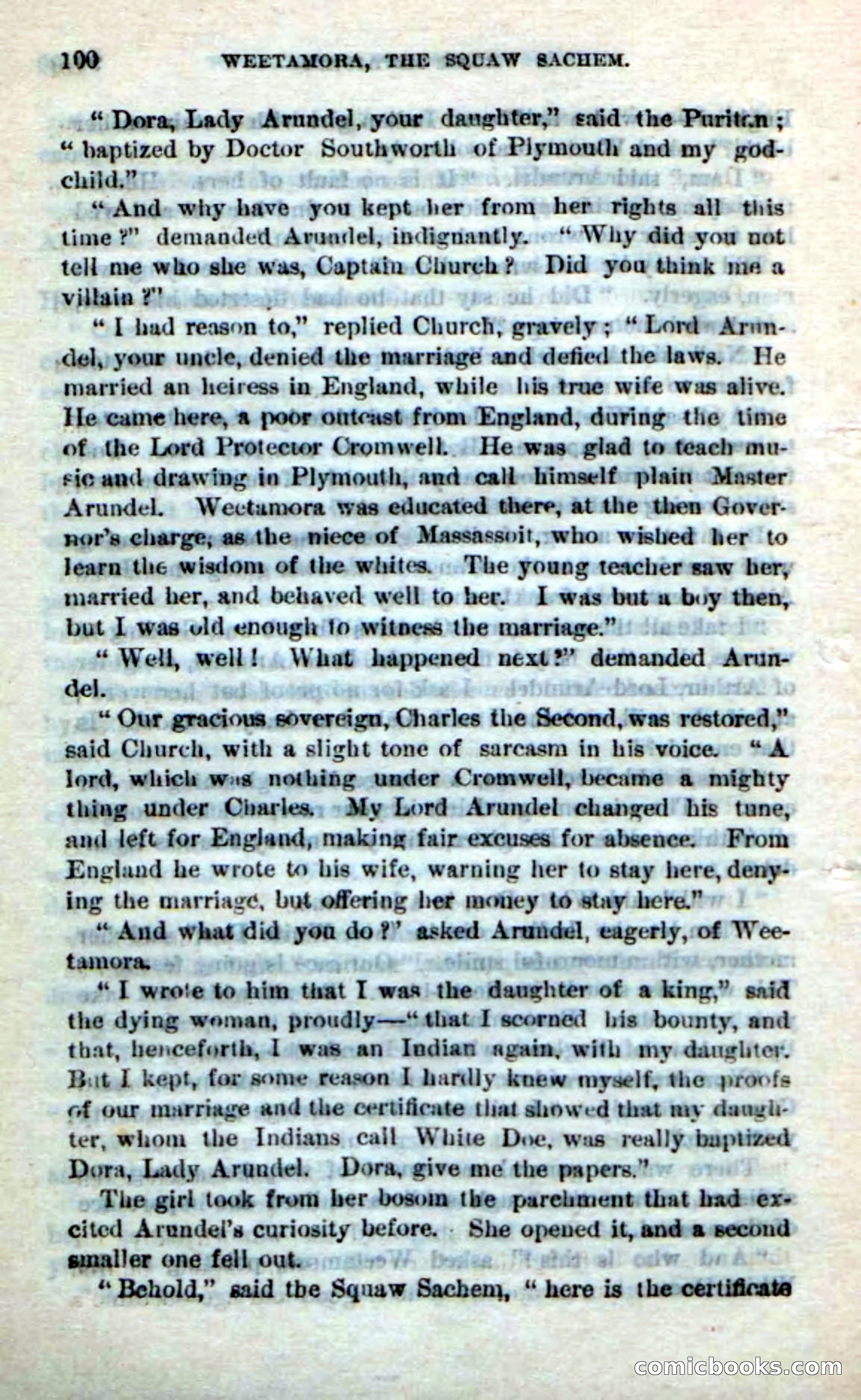 Beadle's Dime Novels No. 249: The Squaw Sachem — page 96 of 100