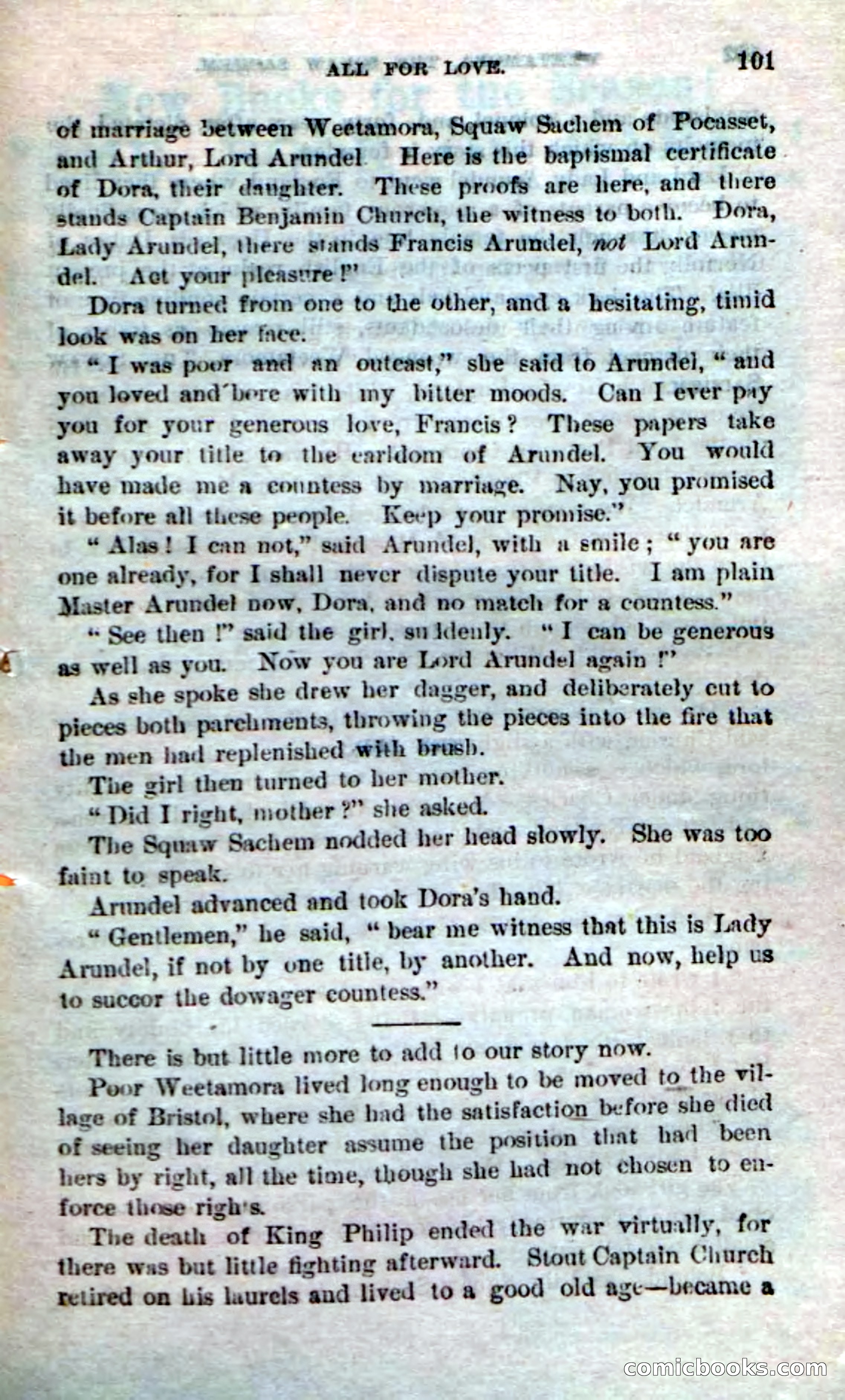 Beadle's Dime Novels No. 249: The Squaw Sachem — page 97 of 100