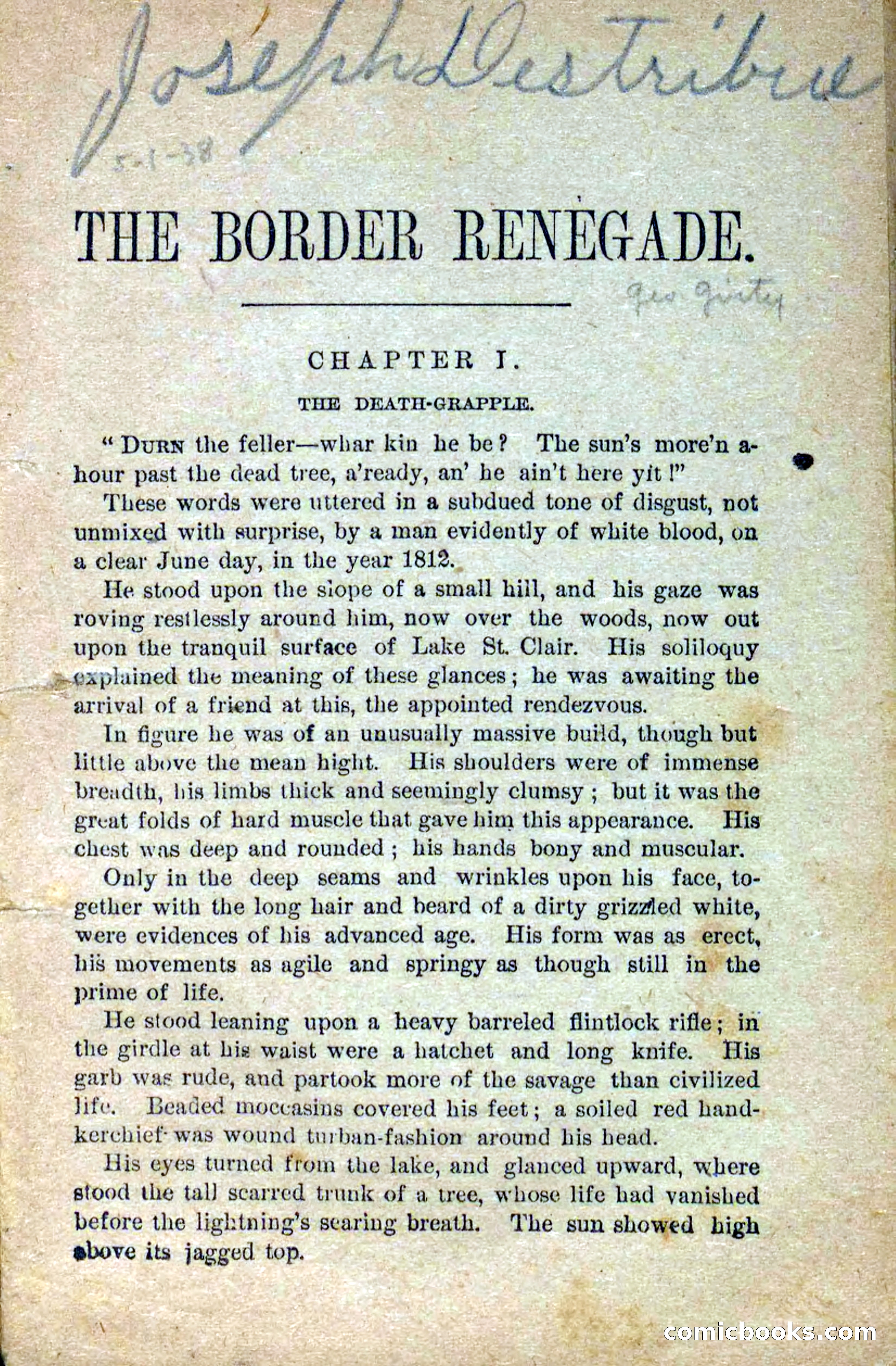 Beadle's Dime Novels No. 250: The Border Renegade — page 5 of 72