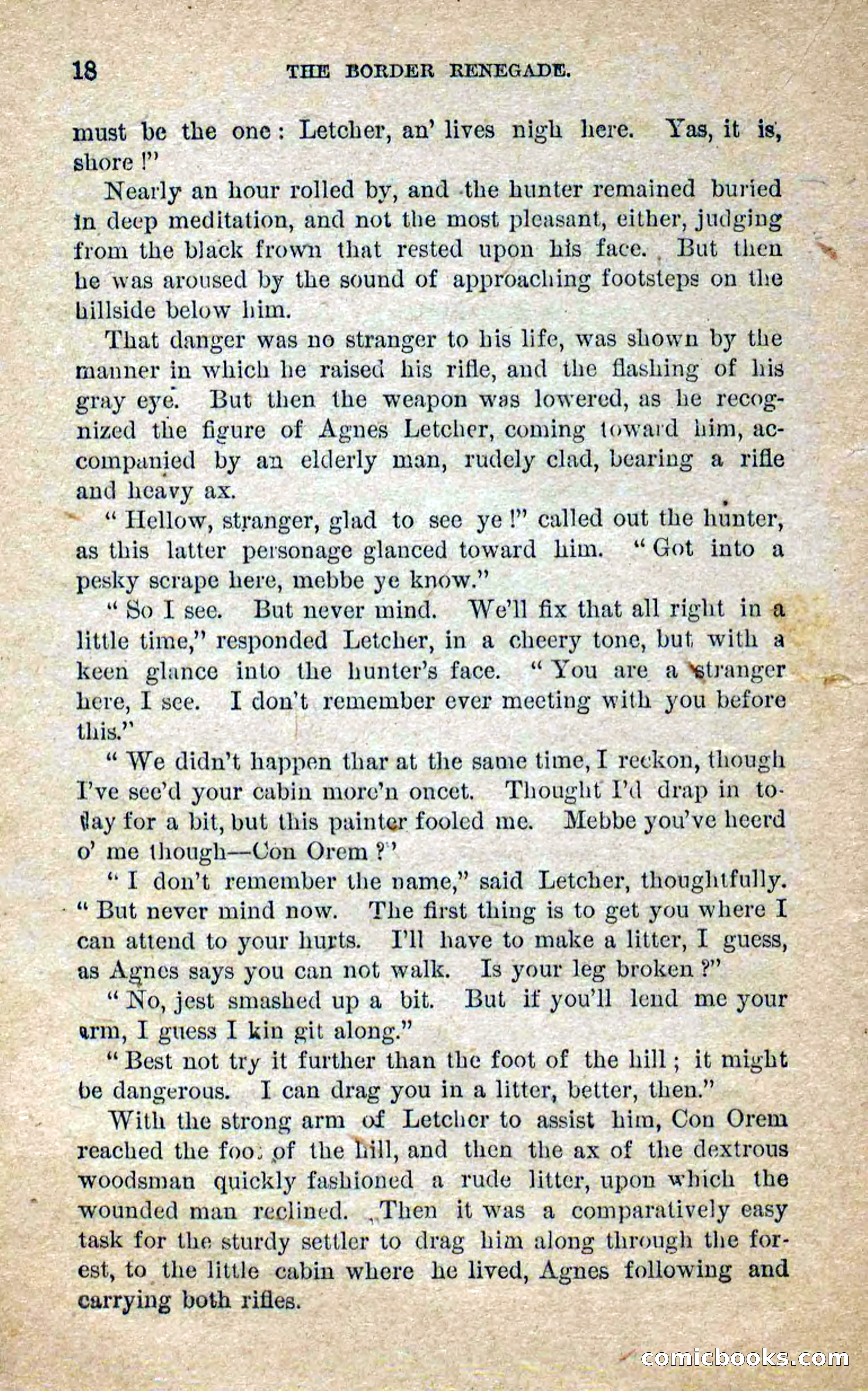 Beadle's Dime Novels No. 250: The Border Renegade — page 14 of 72